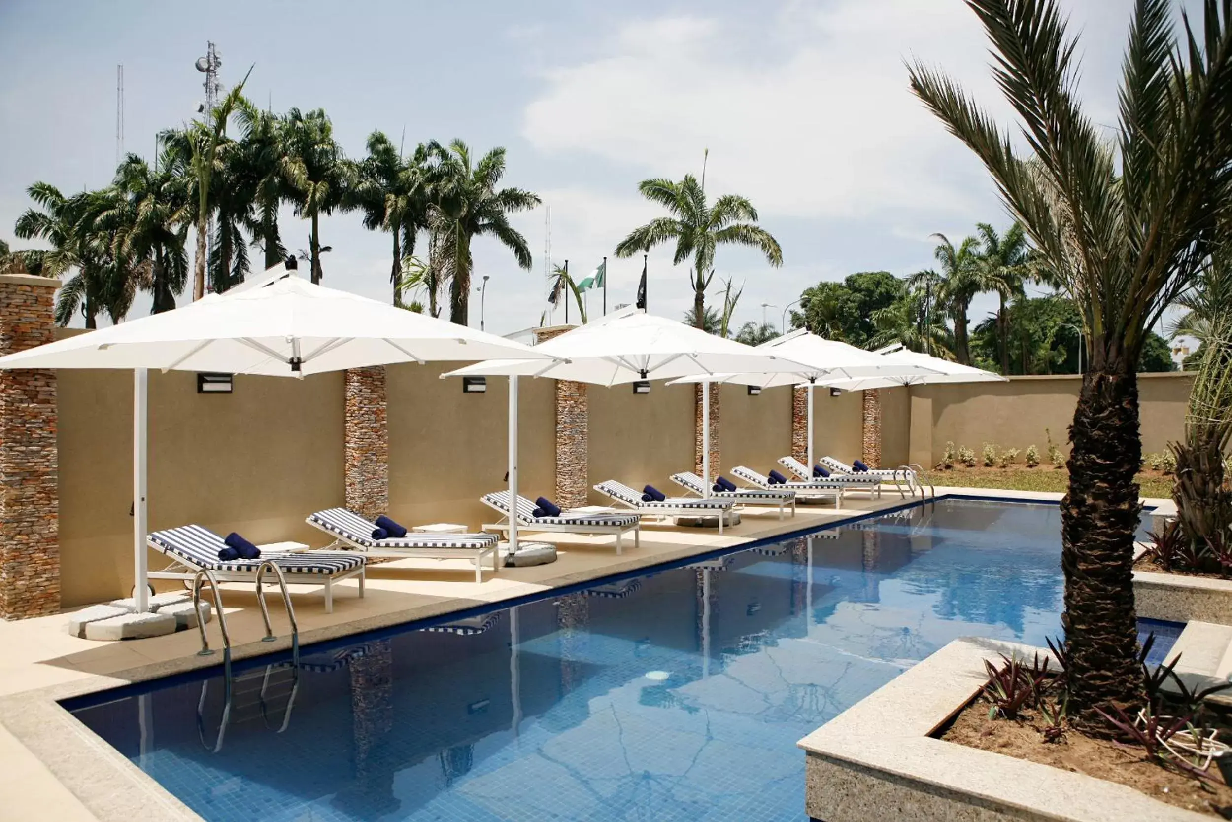 Balcony/Terrace, Swimming Pool in Mövenpick Hotel Ikoyi Lagos