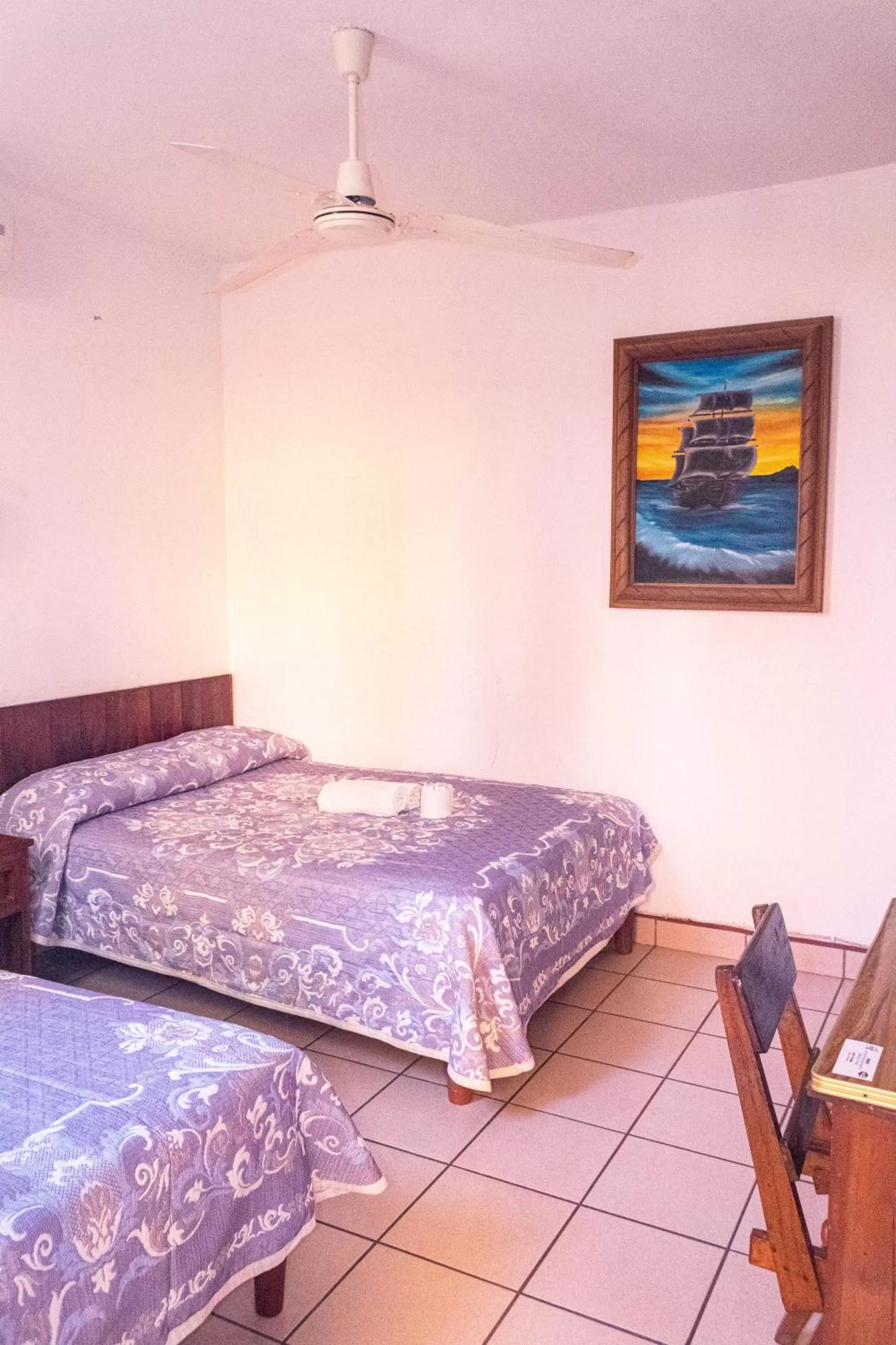 Bed in Hotel San Juan