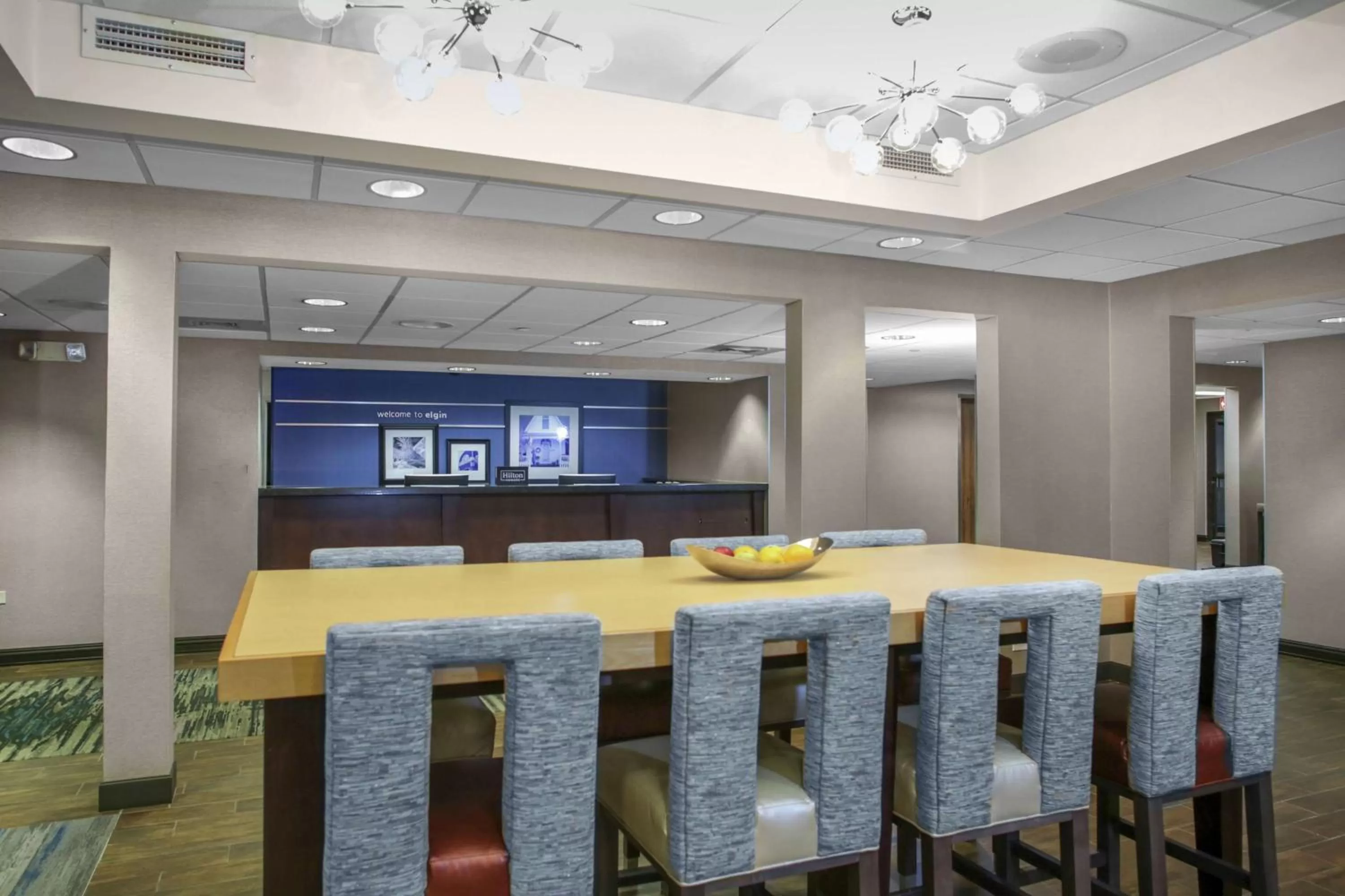 Lobby or reception in Hampton Inn Chicago Elgin/I-90
