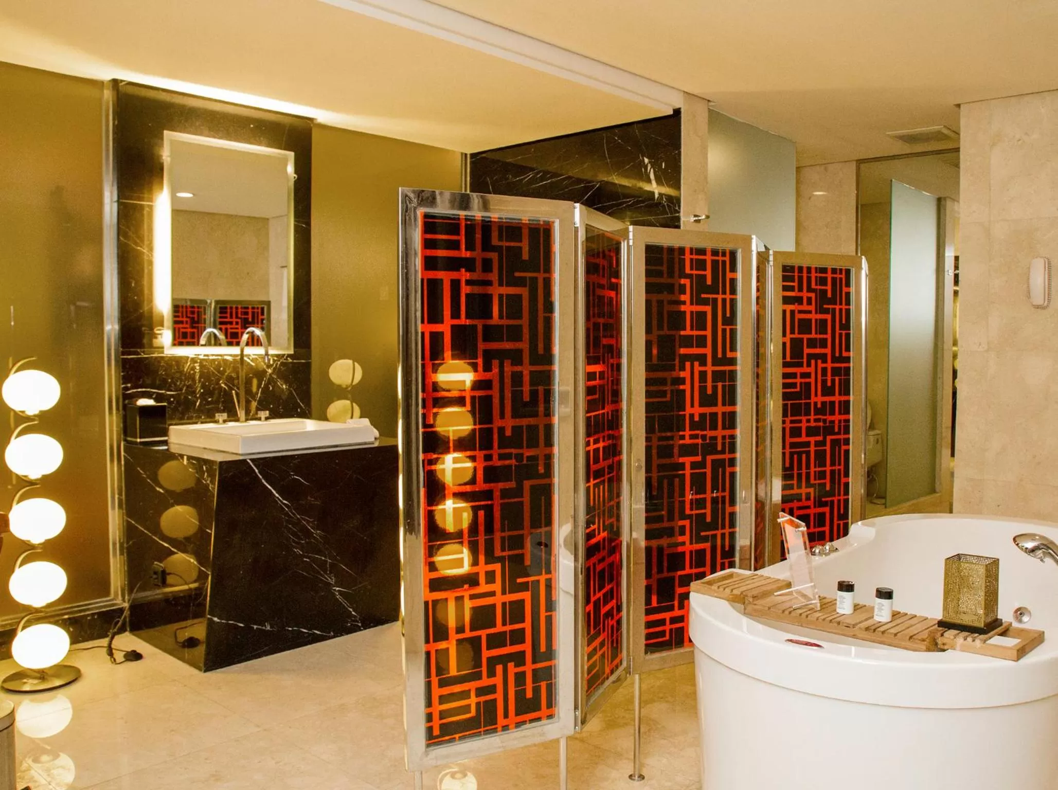 Bathroom in Grandkemang Hotel