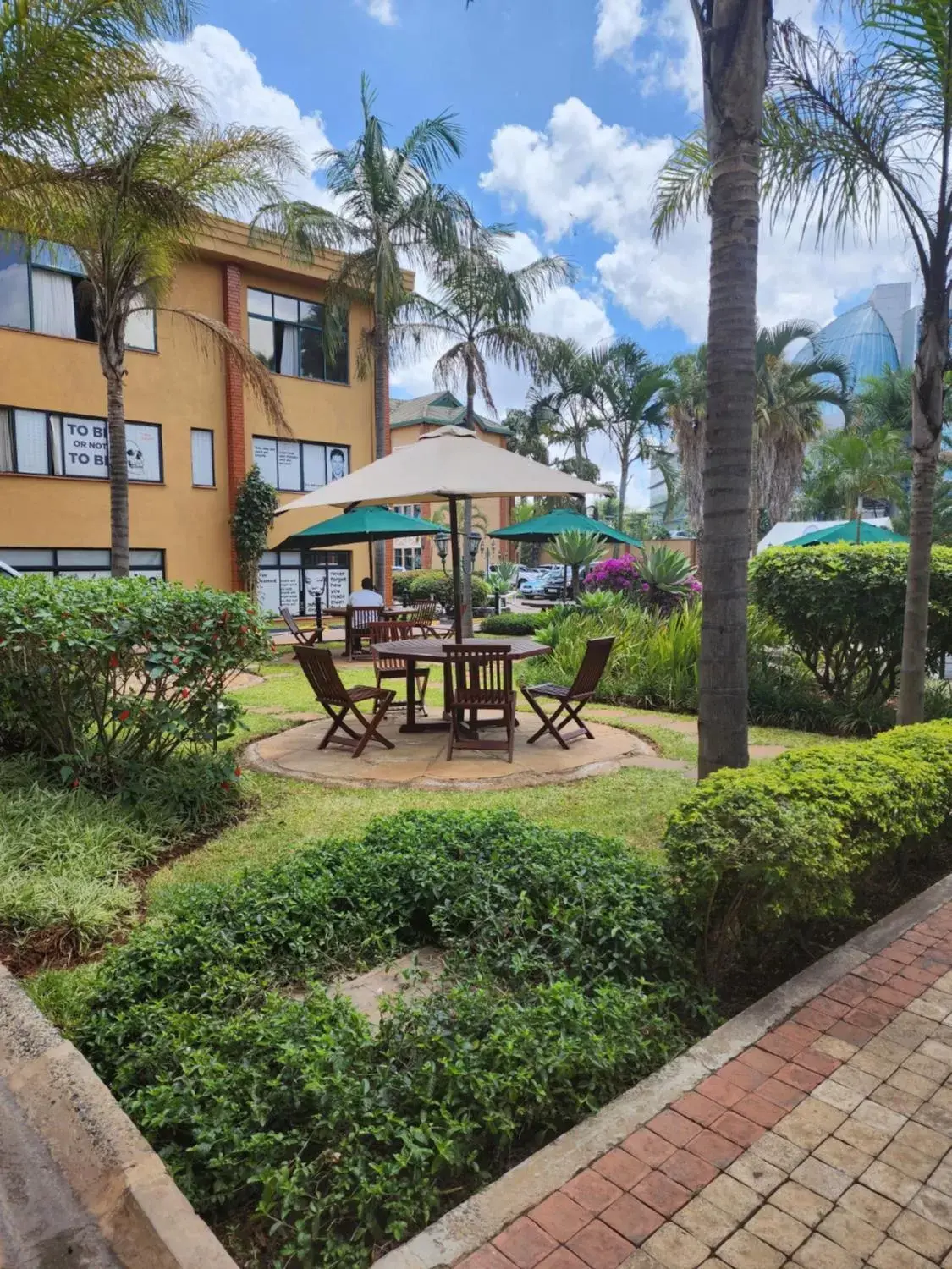 Garden in Boma Inn Nairobi