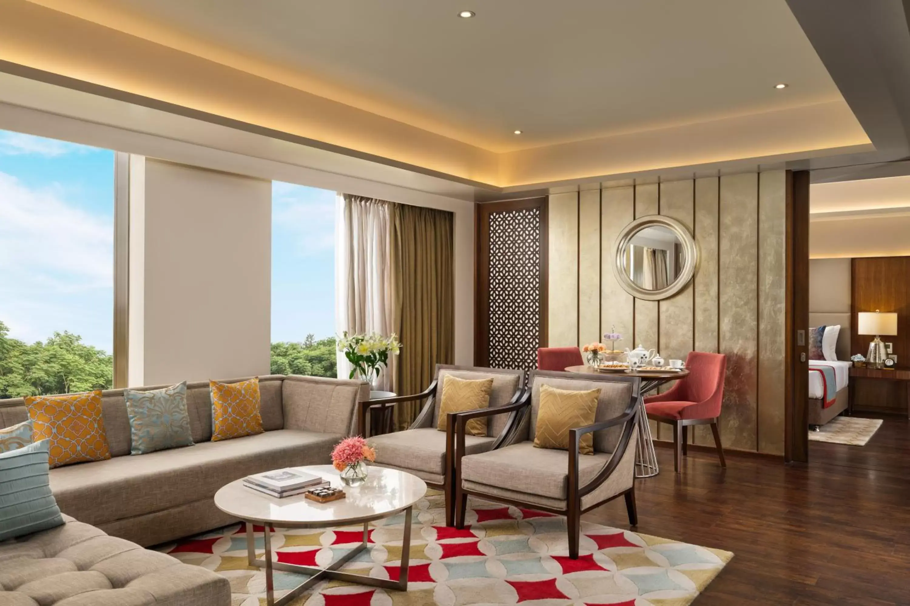 Living room in WOW Crest, Indore - IHCL SeleQtions Living room in WOW Crest, Indore - IHCL SeleQtions