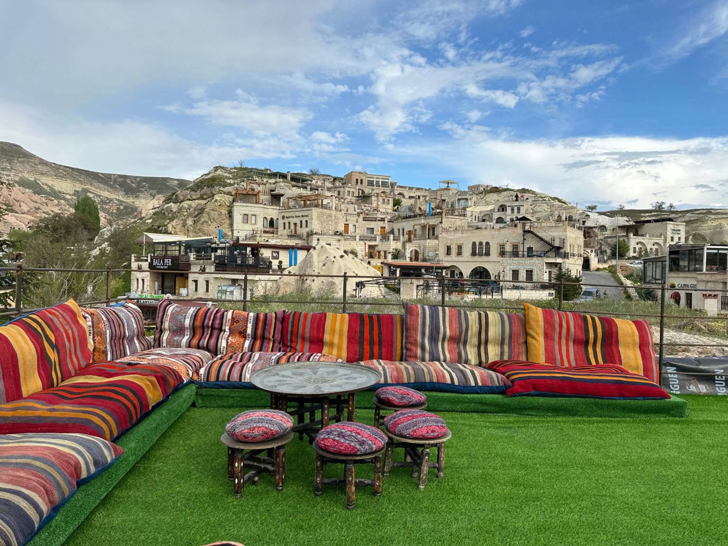 Balcony/Terrace in Atax Cave House