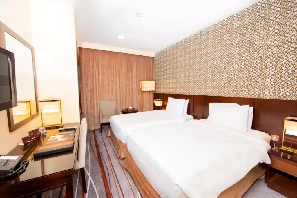 Bed in Dallah Taibah Hotel Bed in Dallah Taibah Hotel