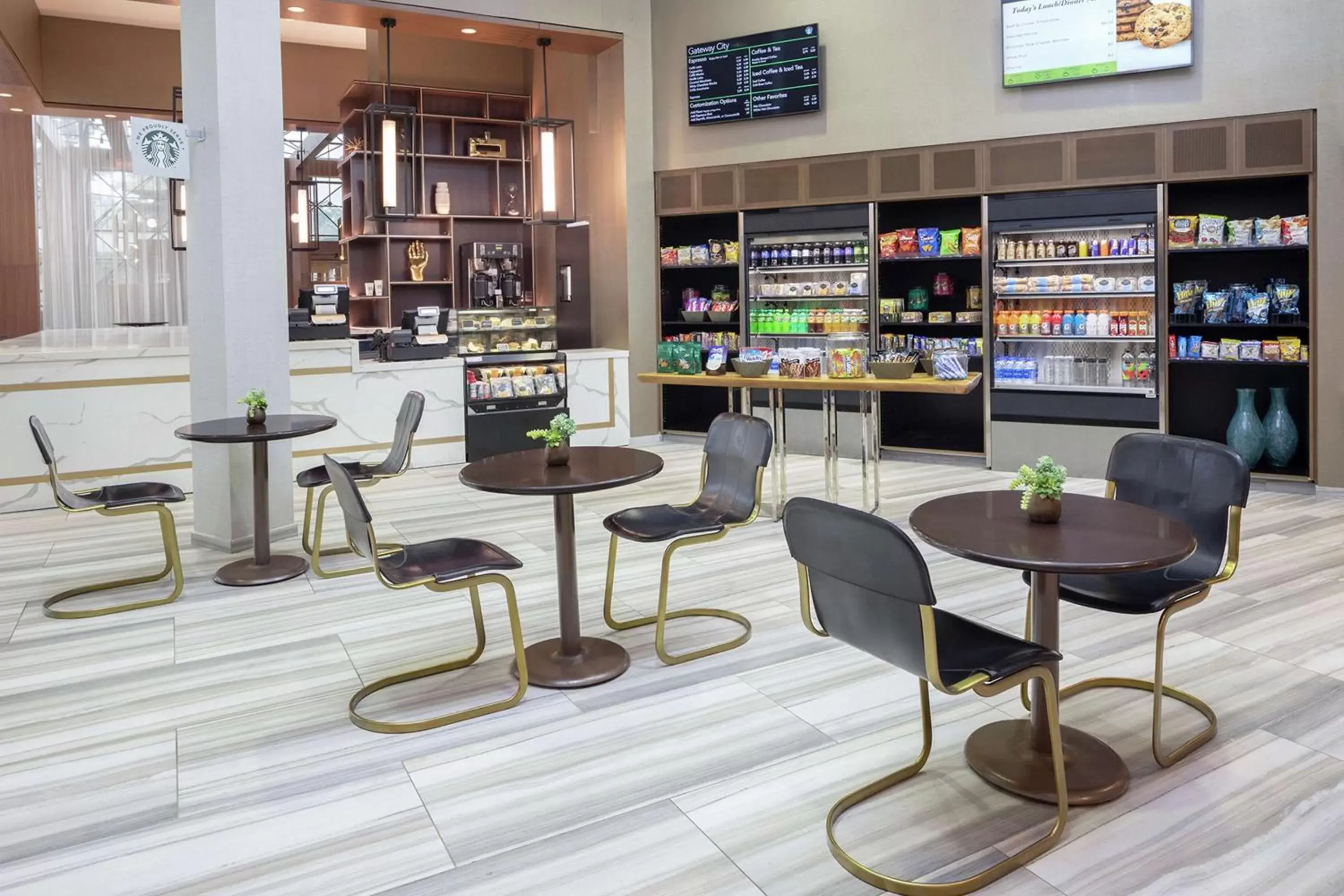 Restaurant/places to eat, Lounge/Bar in DoubleTree by Hilton Hotel Newark Airport