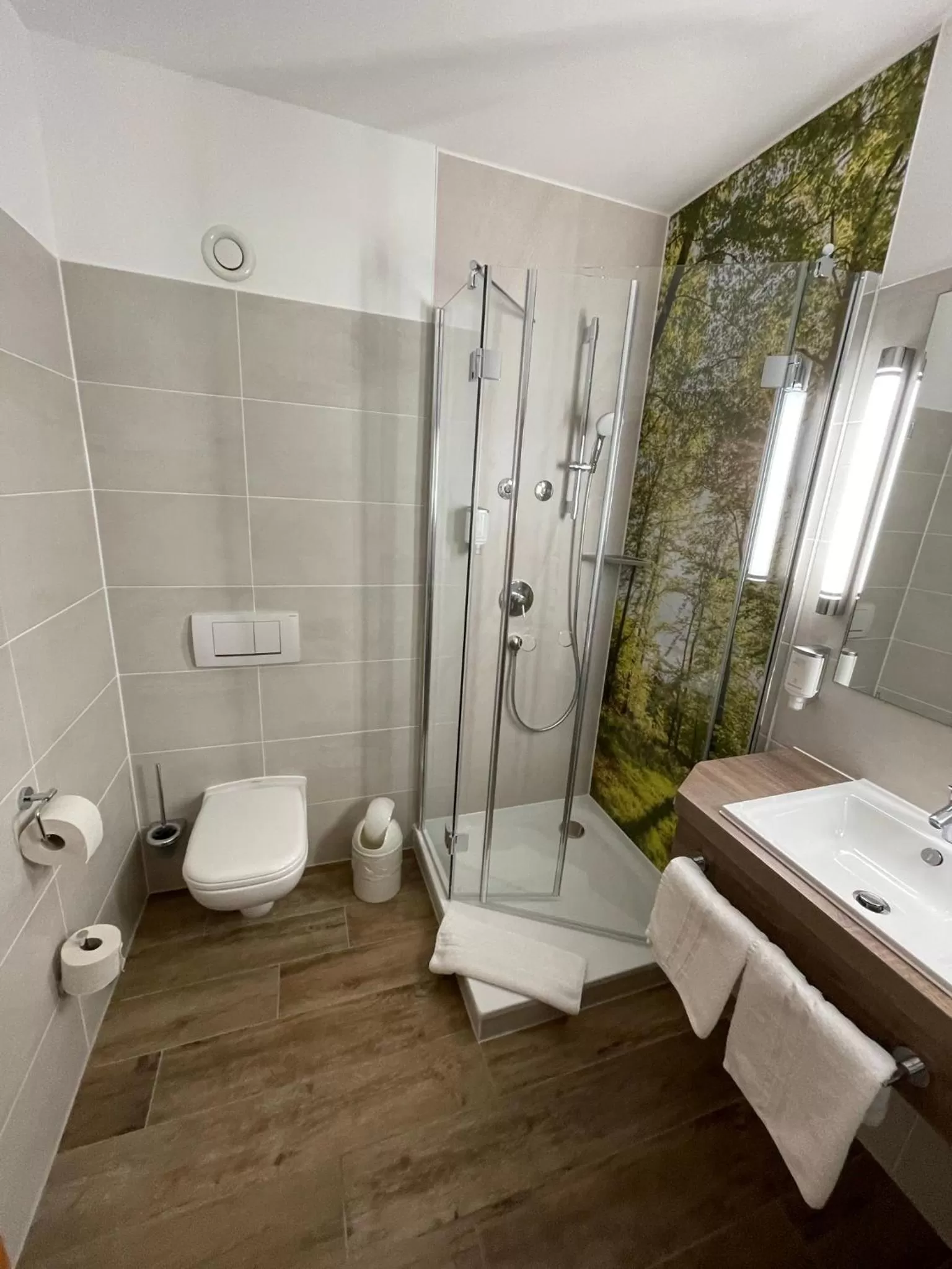 Bathroom in Hotel-Gasthof Hüttensteinach