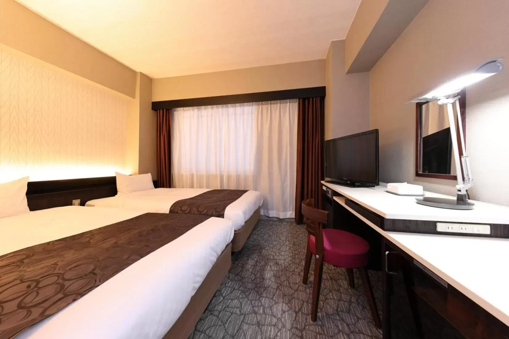Bedroom, Bed in Nagoya Fushimi Mont-Blanc Hotel