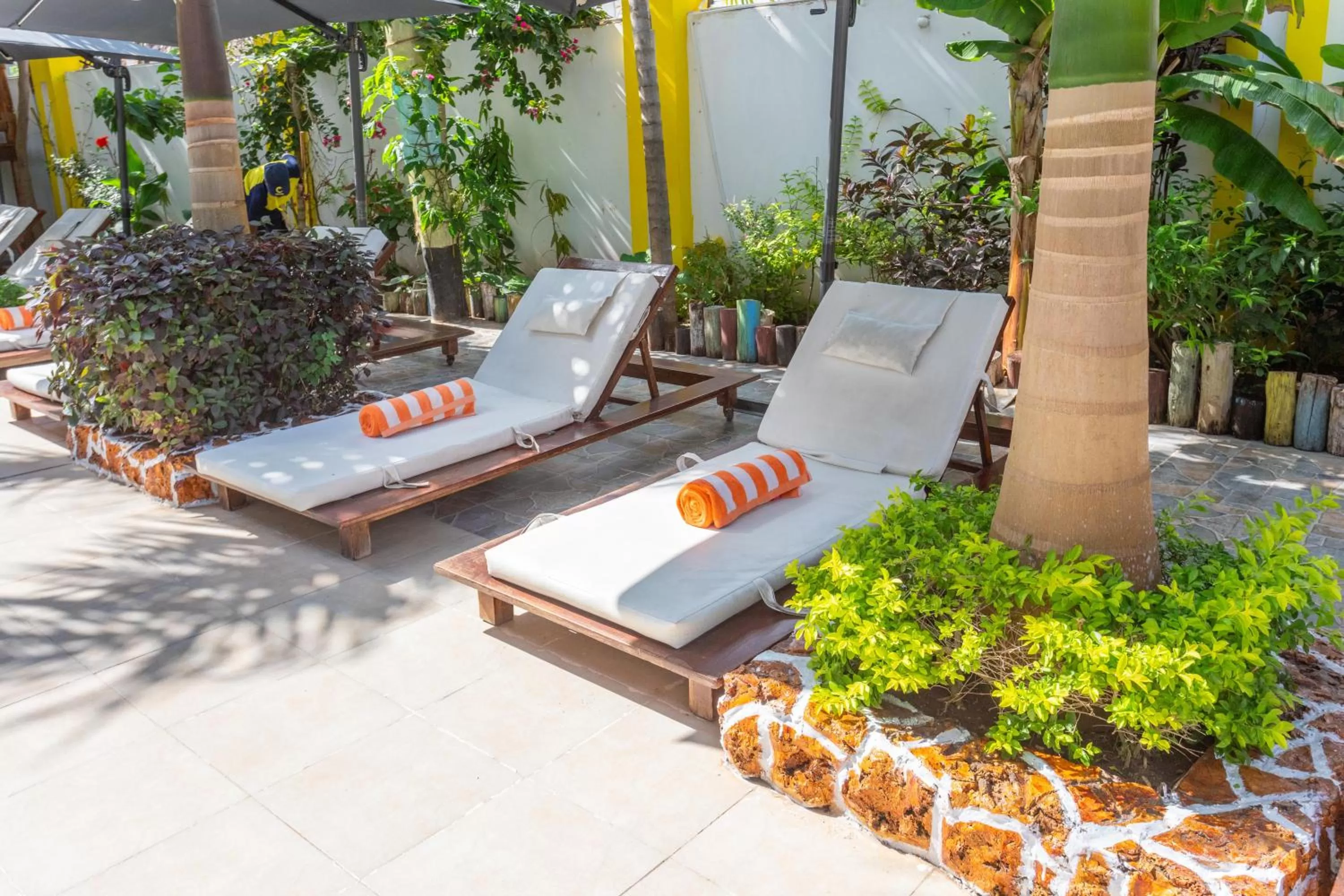 sunbed in Canary Nungwi Hotel & Free SPA