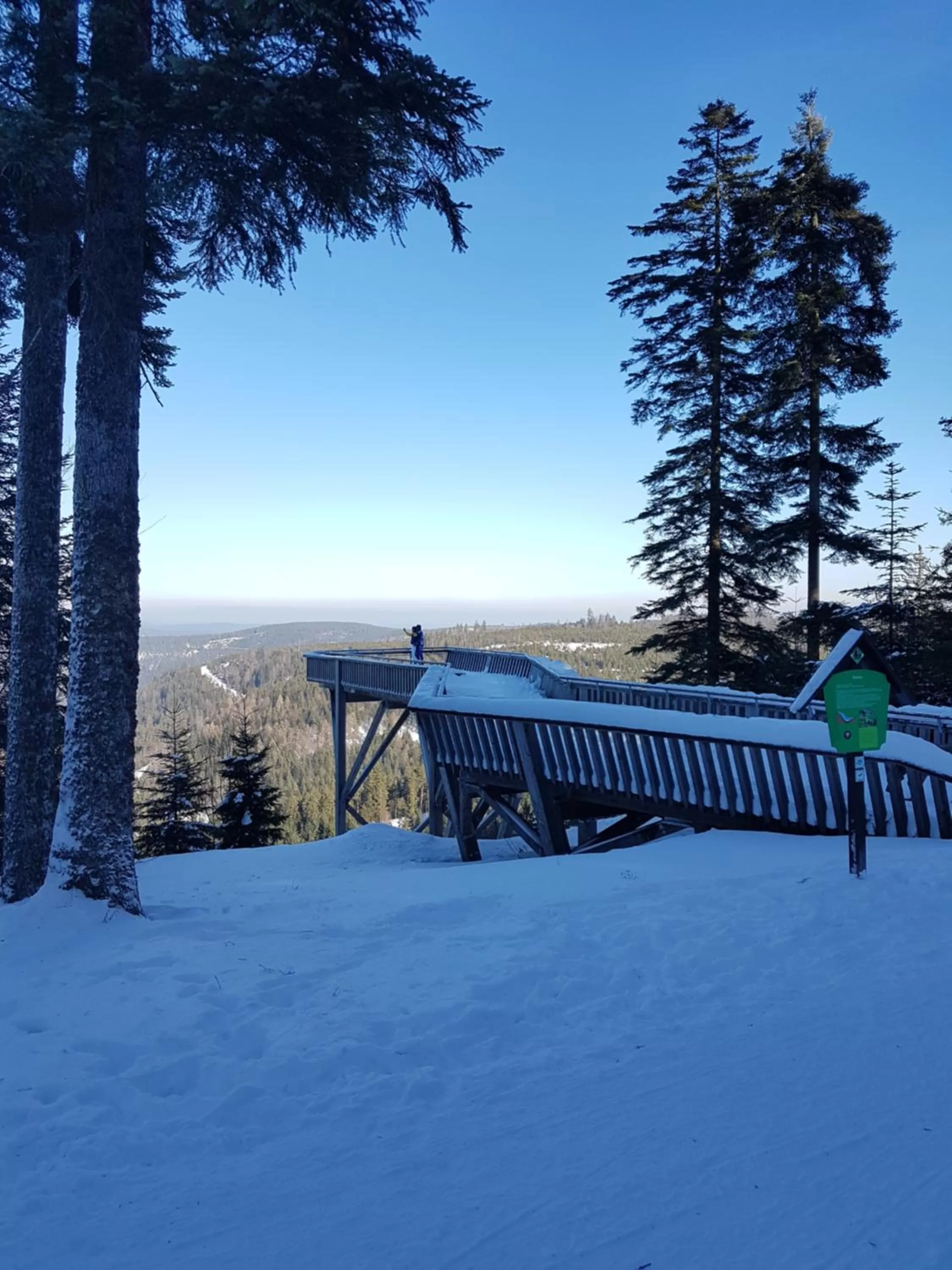 Winter in Hotel Restaurant Kniebishöhe