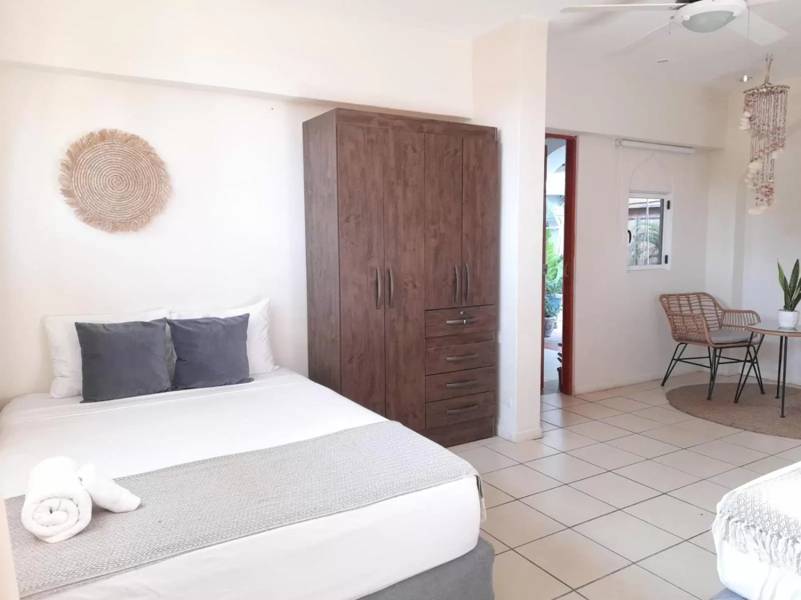 Bed in Zulu Surf Hotel Tamarindo