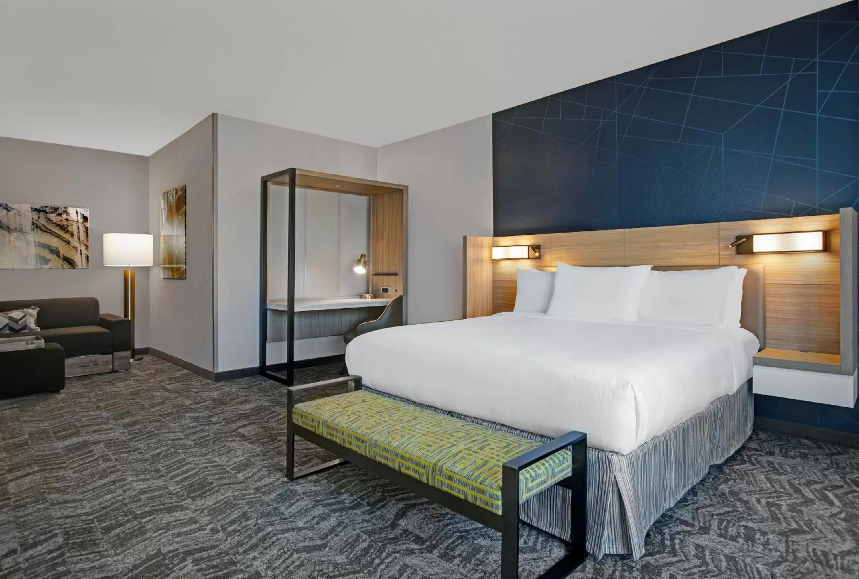 Bed in SpringHill Suites by Marriott Franklin Cool Springs