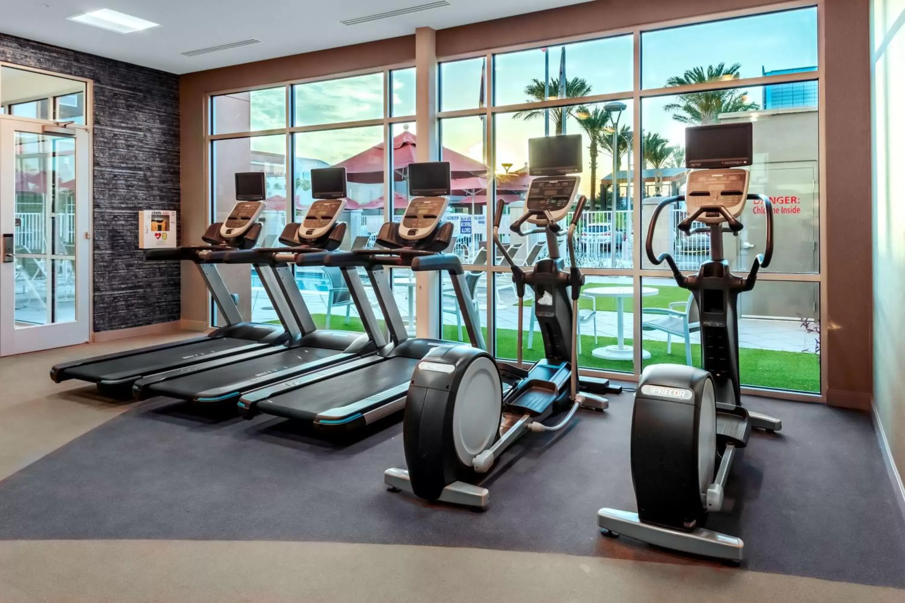 View (from property/room), Fitness Center/Facilities in Hilton Garden Inn Chandler Downtown