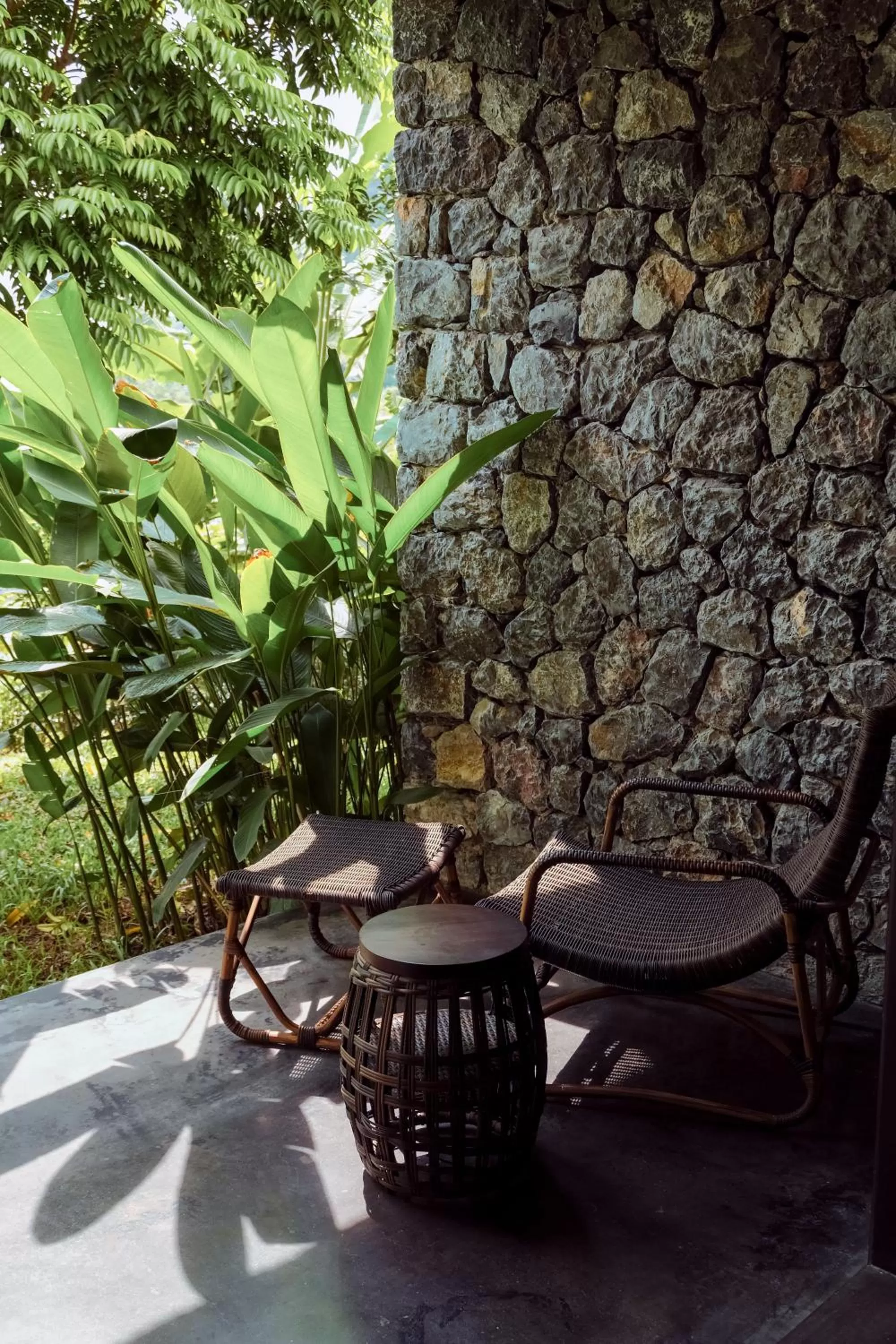 Patio in Aravinda Resort Ninh Binh