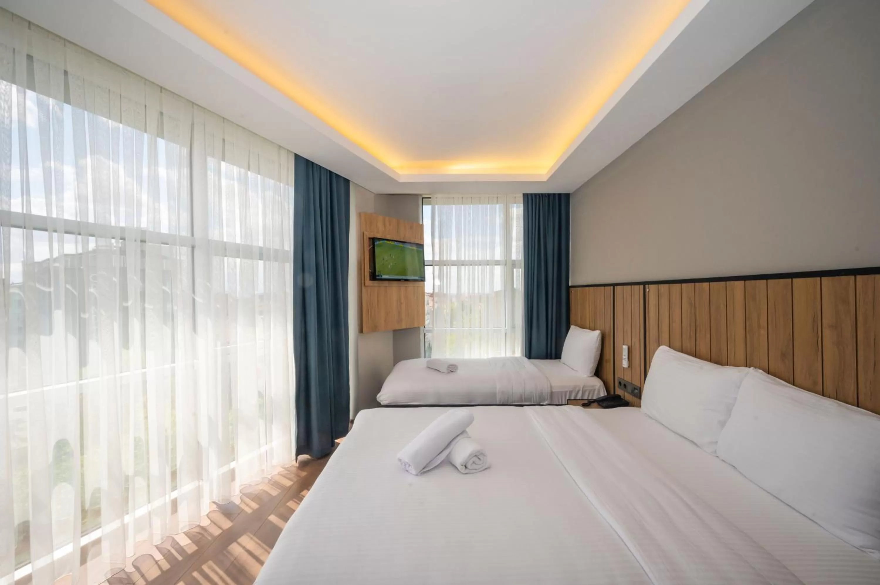 Photo of the whole room, Bed in Çorlu Dem Hotel