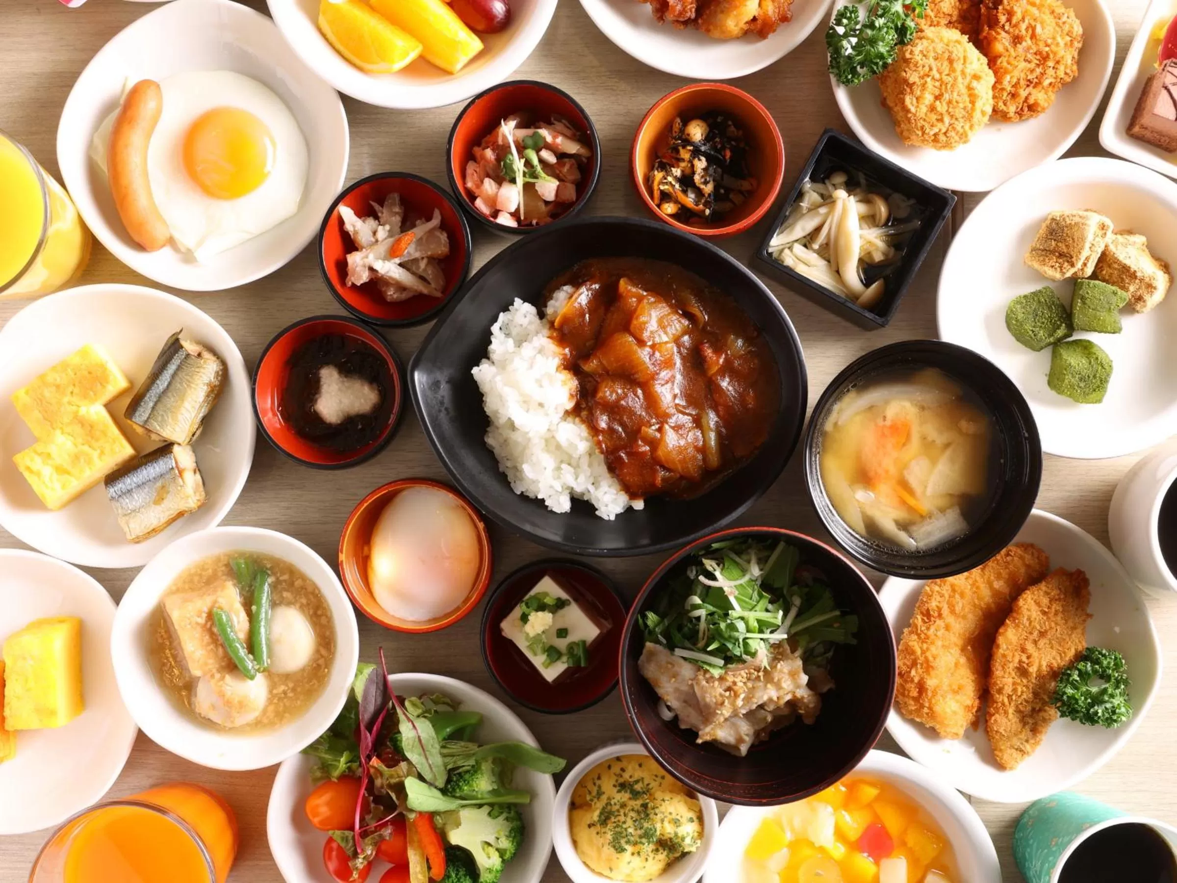 Breakfast in Dormy Inn Takasaki