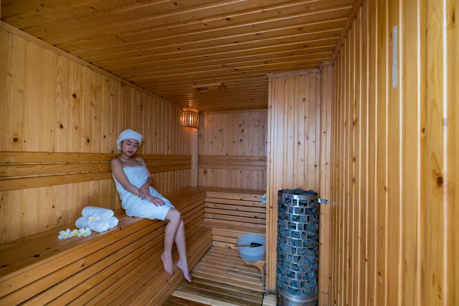 Sauna in Brenta Phu Quoc Hotel