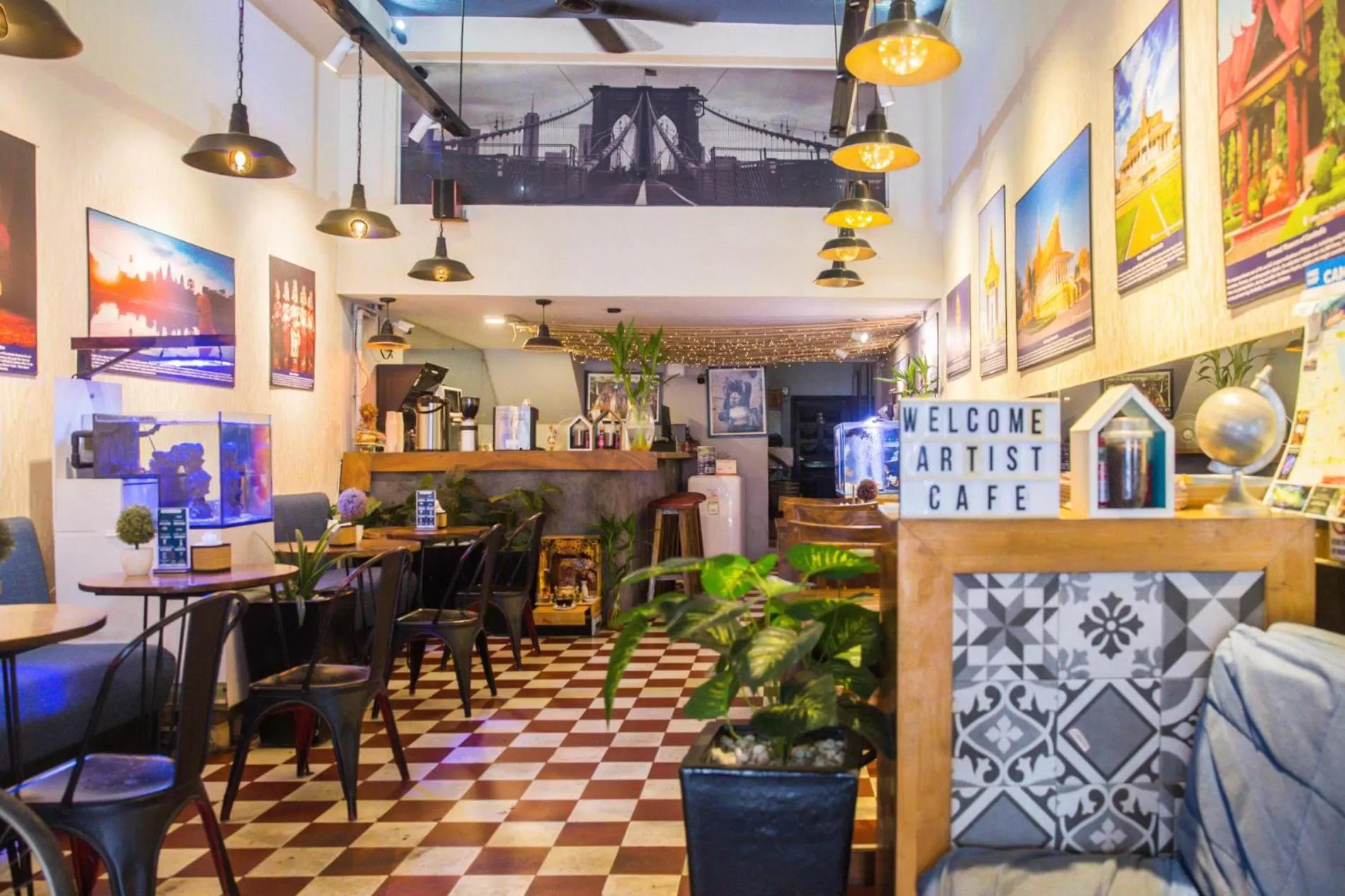 Lobby or reception in The Artist Residence