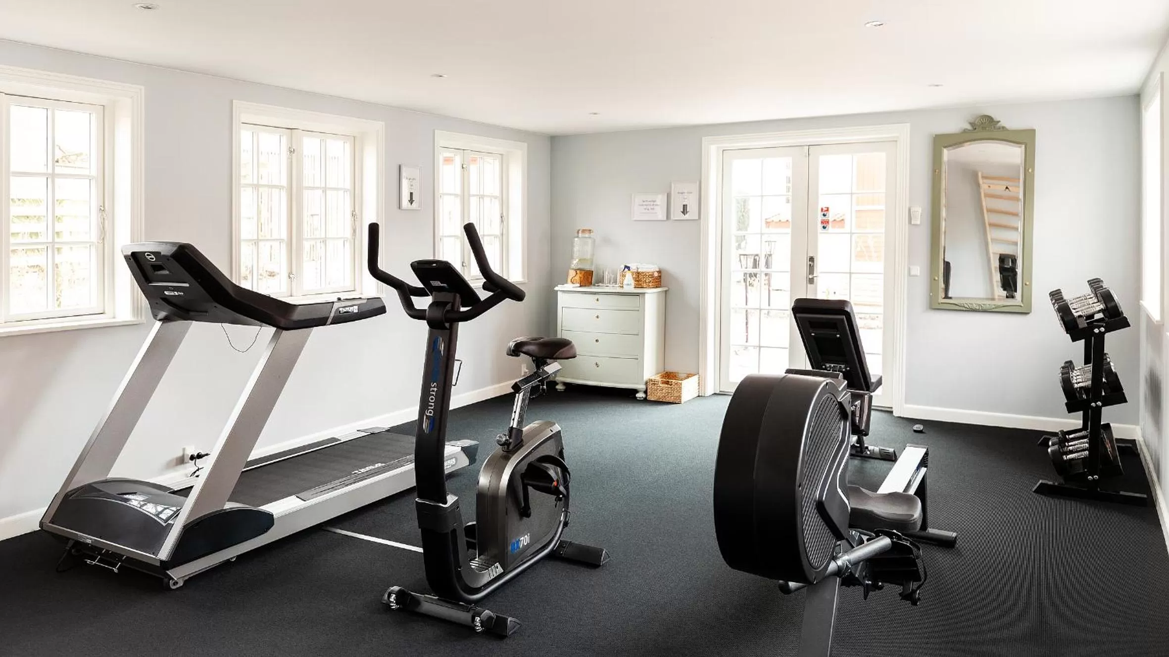 Fitness centre/facilities in Hotel Kirstine