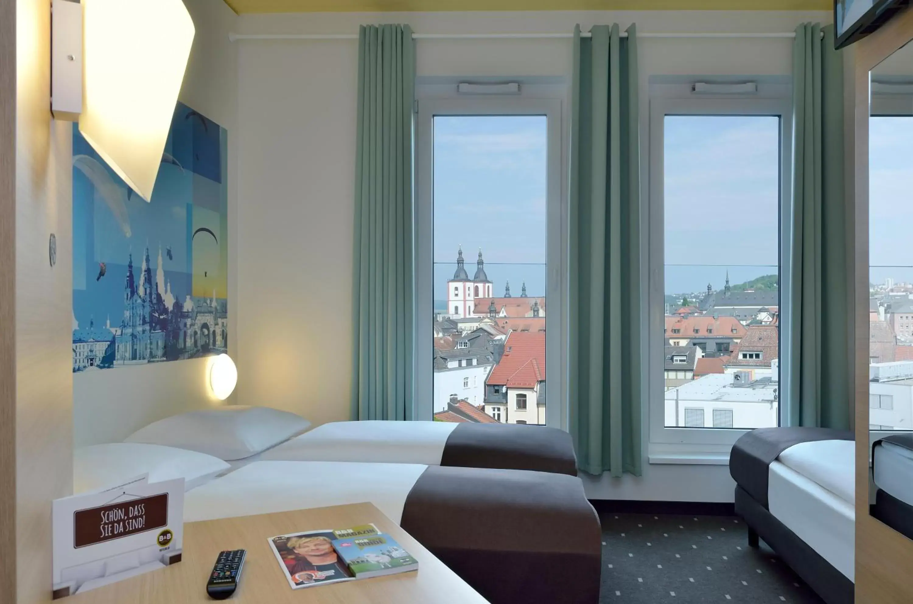Photo of the whole room in B&B Hotel Fulda