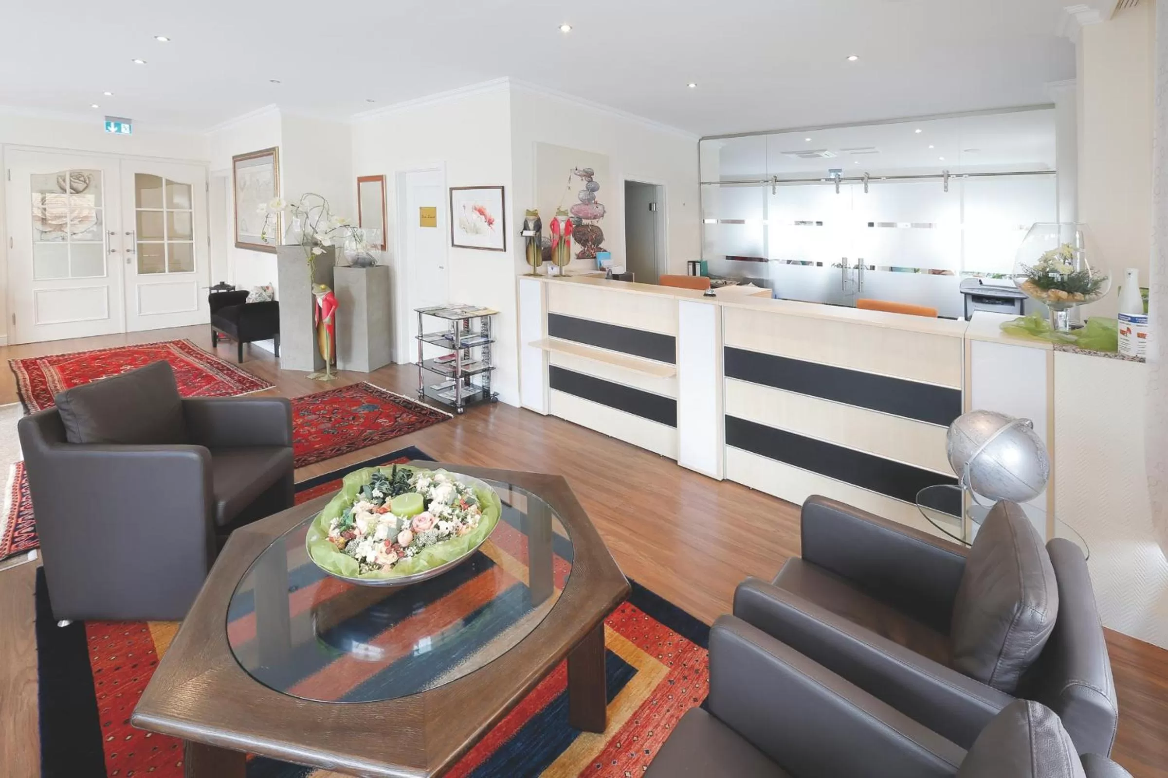 Lobby or reception in Hotel Hessischer Hof