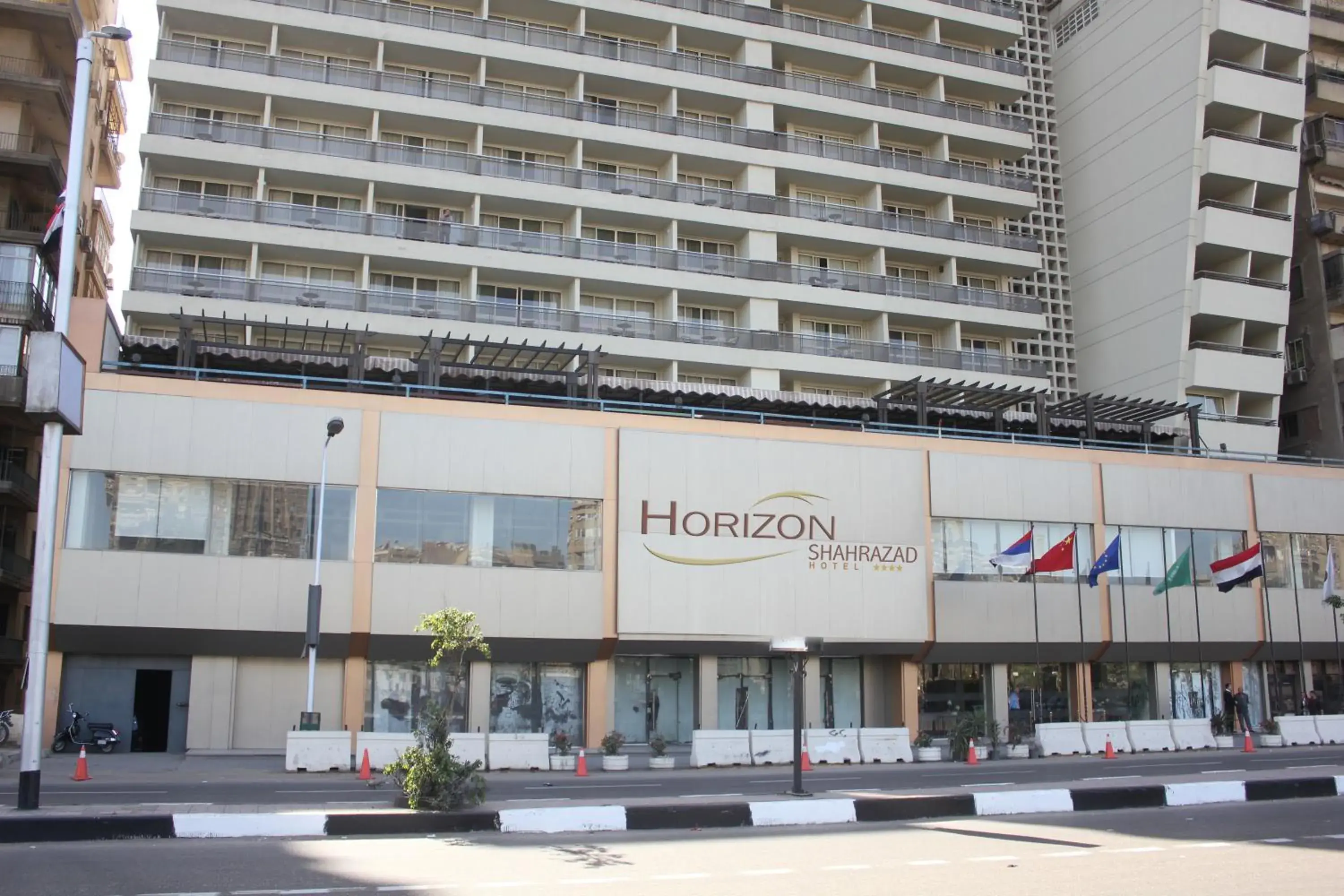 Facade/entrance in Horizon Shahrazad Hotel