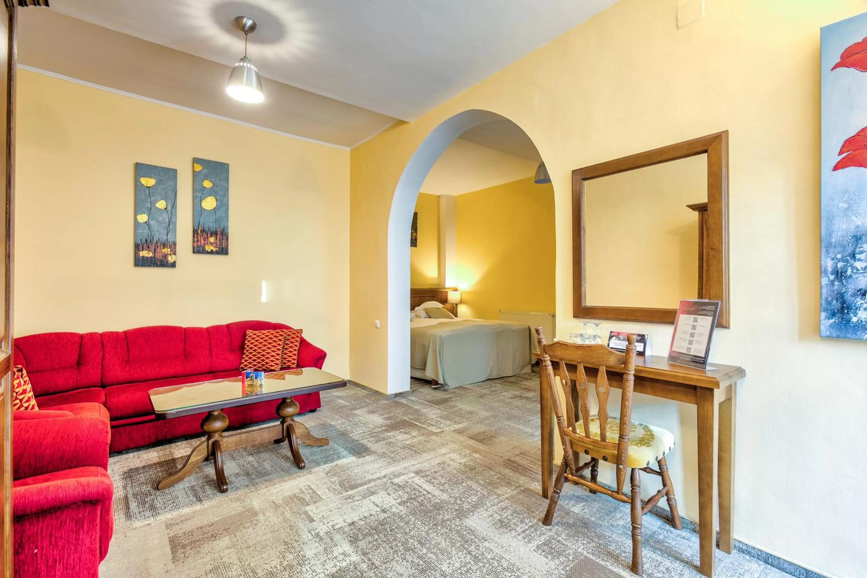 Seating area in Hotel Ambient