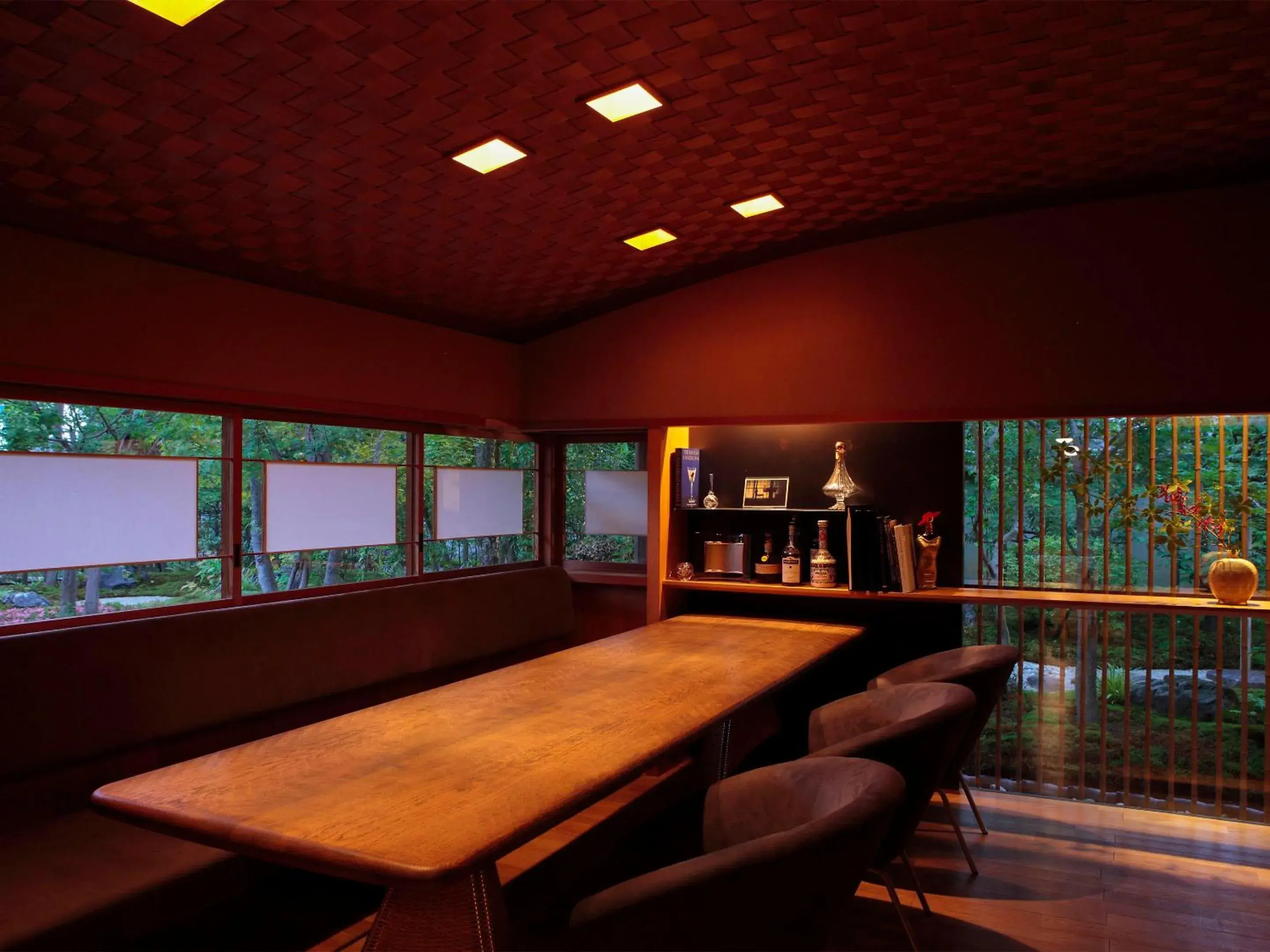 Lounge or bar in Ryokan Genhouin