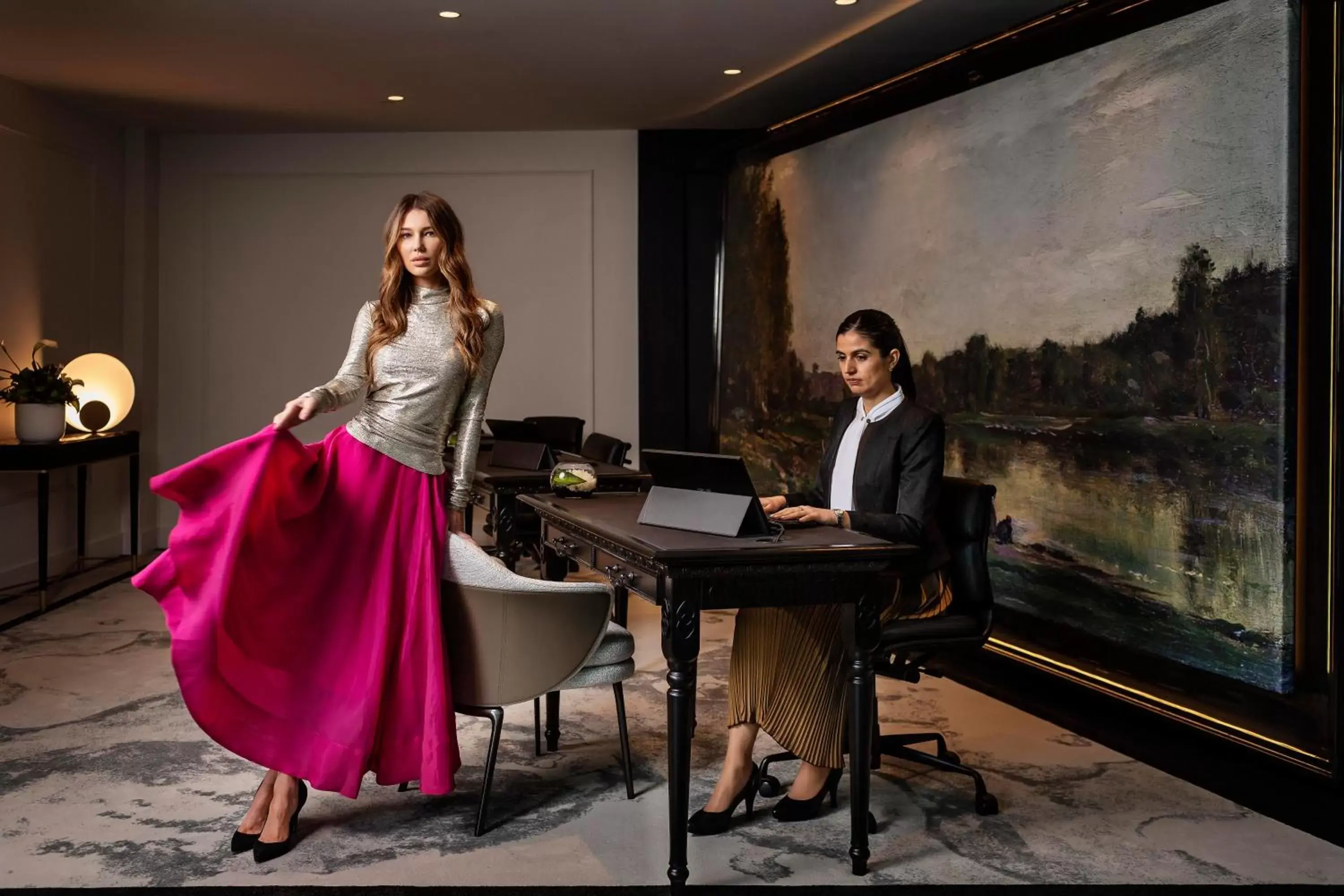 Lobby or reception in Sofitel Auckland Viaduct Harbour Lobby or reception in Sofitel Auckland Viaduct Harbour