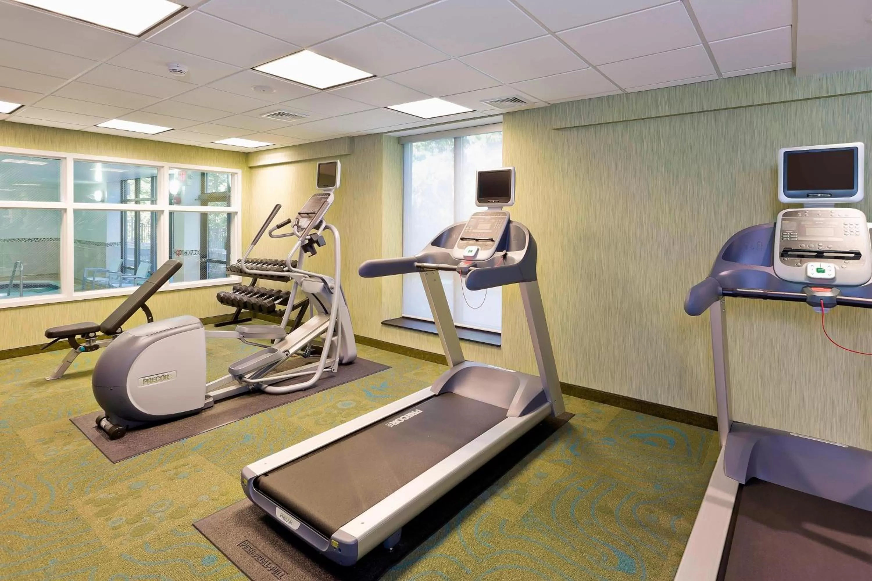 Fitness centre/facilities in SpringHill Suites by Marriott Philadelphia Langhorne
