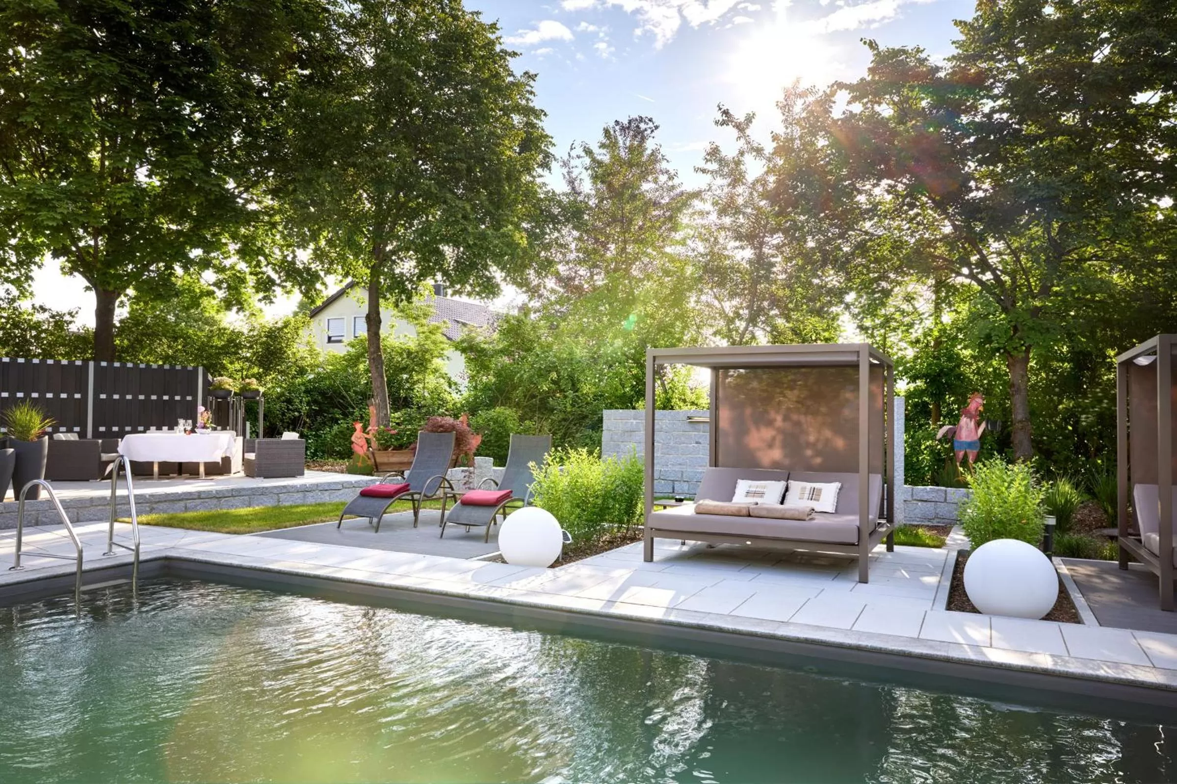 Swimming pool in Garden & SPA Hotel Das Götzfried