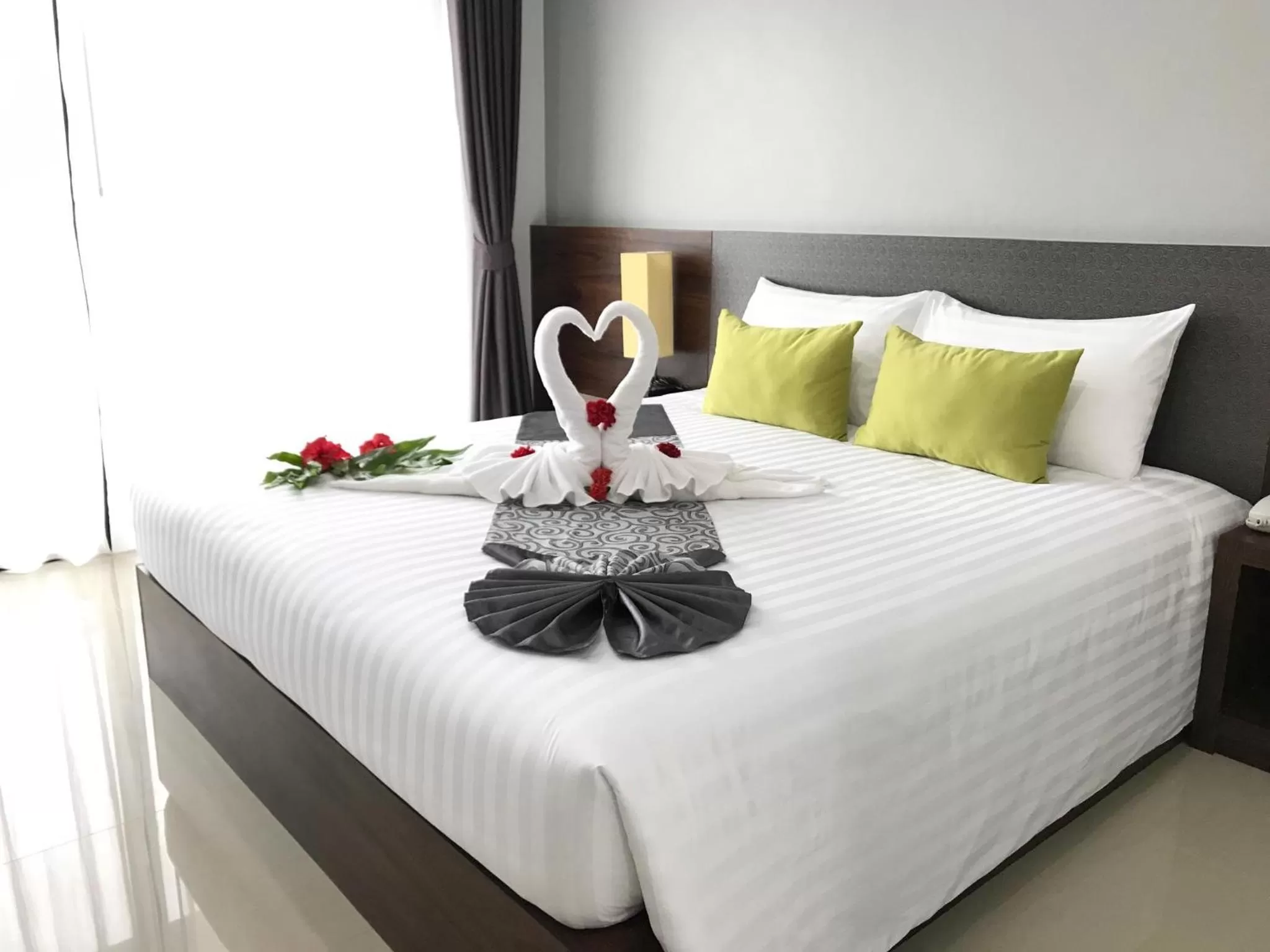 Bed in Aonang Sea Valley Resort