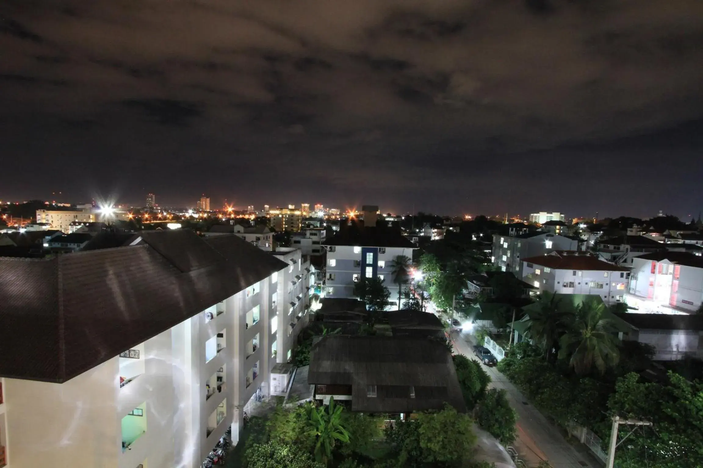 Night, Bird's-eye View in Pattara Place