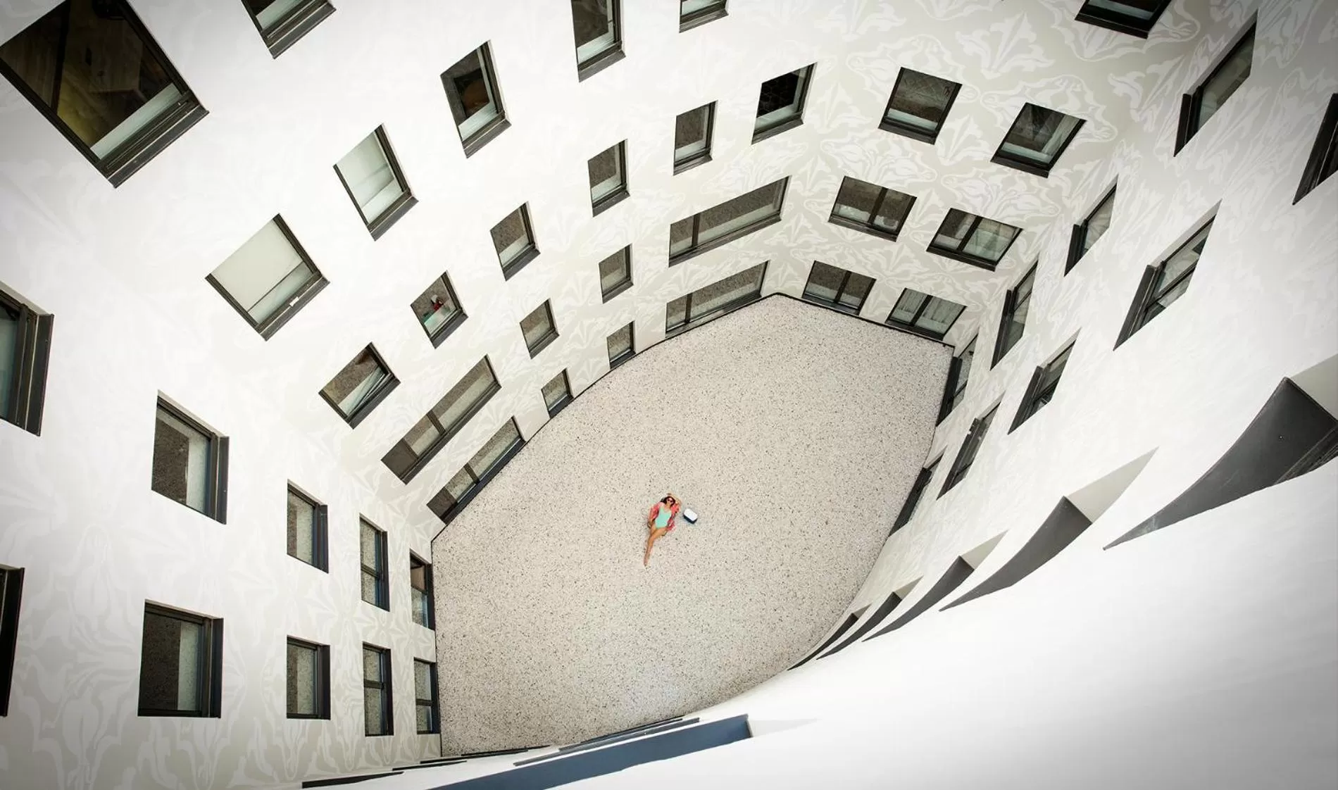 Patio in Pestana CR7 Gran Vía Madrid