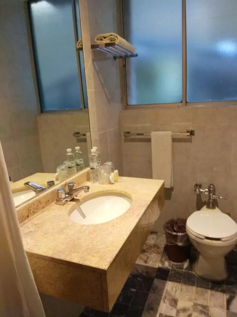 Bathroom in Hotel Sevilla