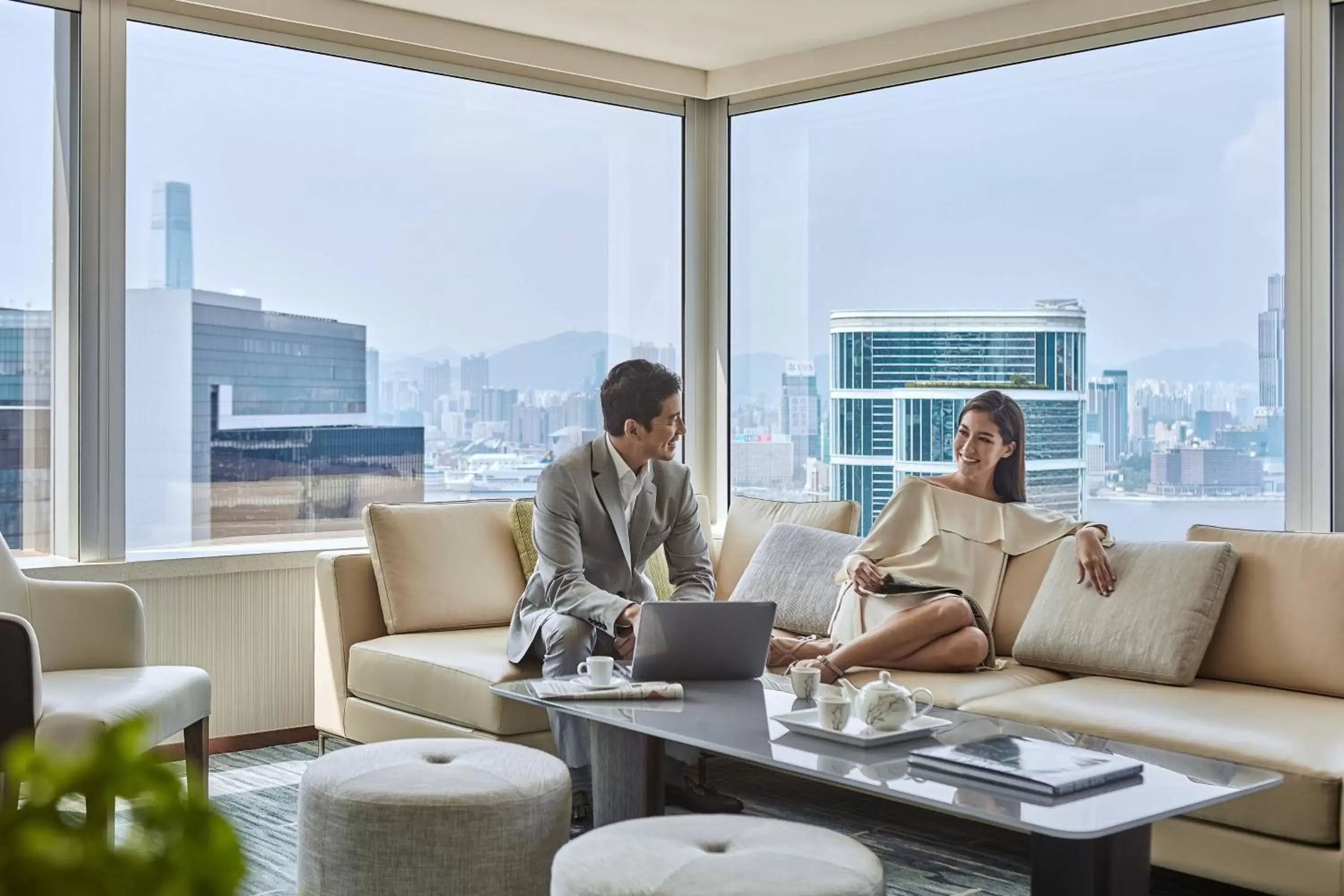 Bedroom in JW Marriott Hotel Hong Kong