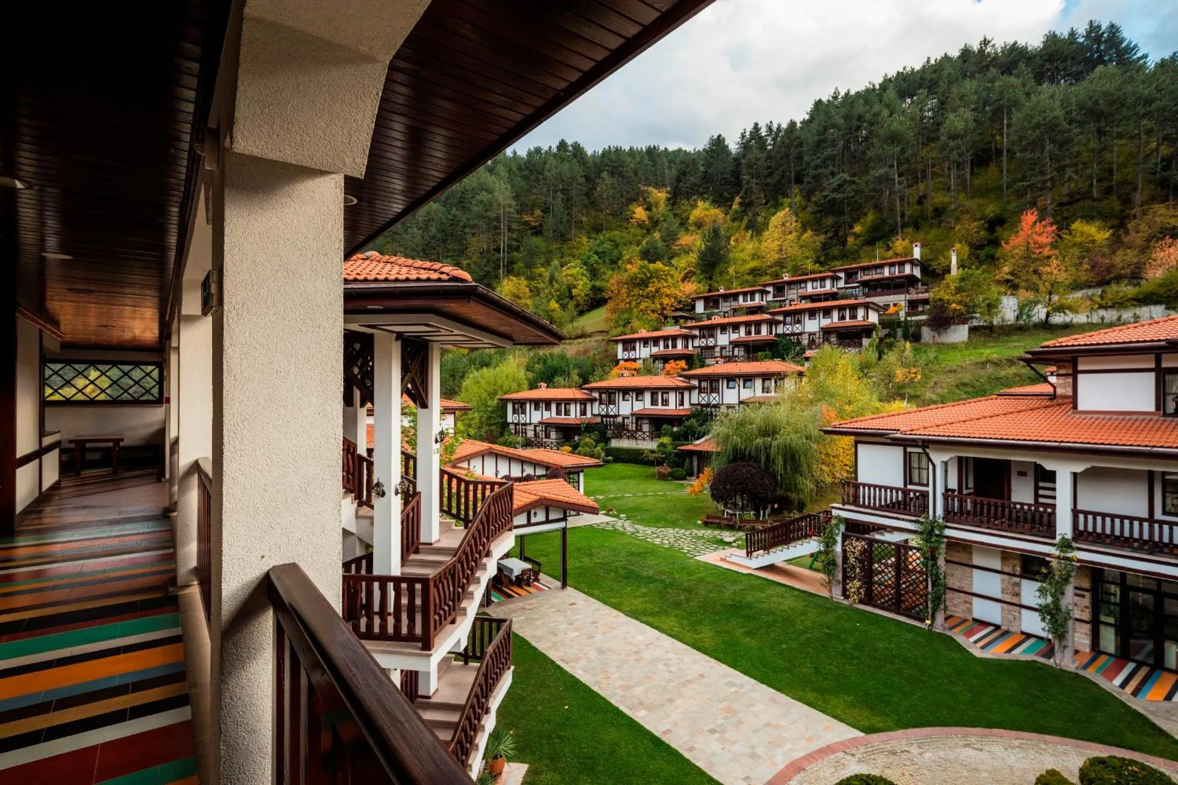 Garden view in SPA Hotel Ismena