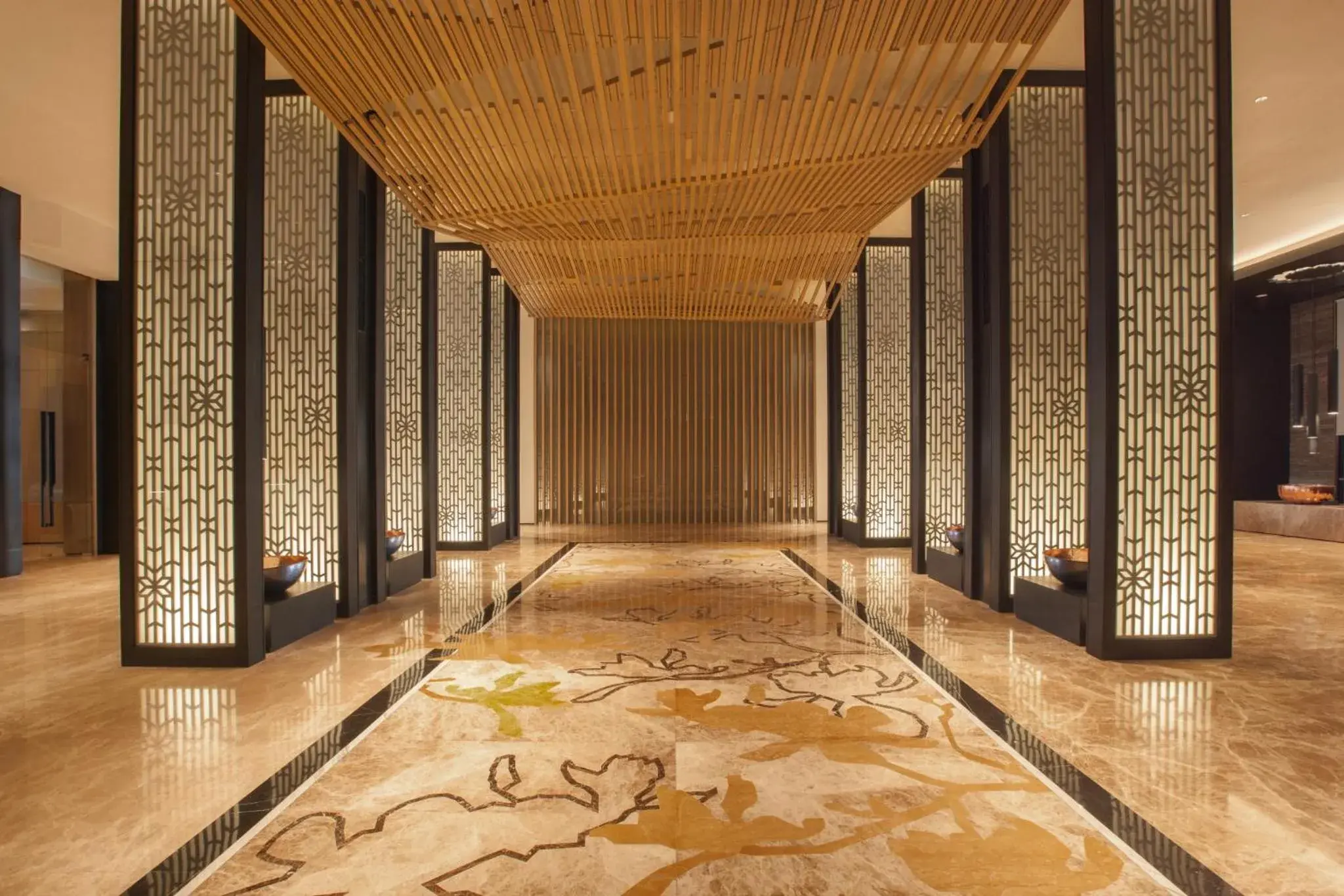Lobby or reception in Hotel Santika Premiere Bandara Palembang