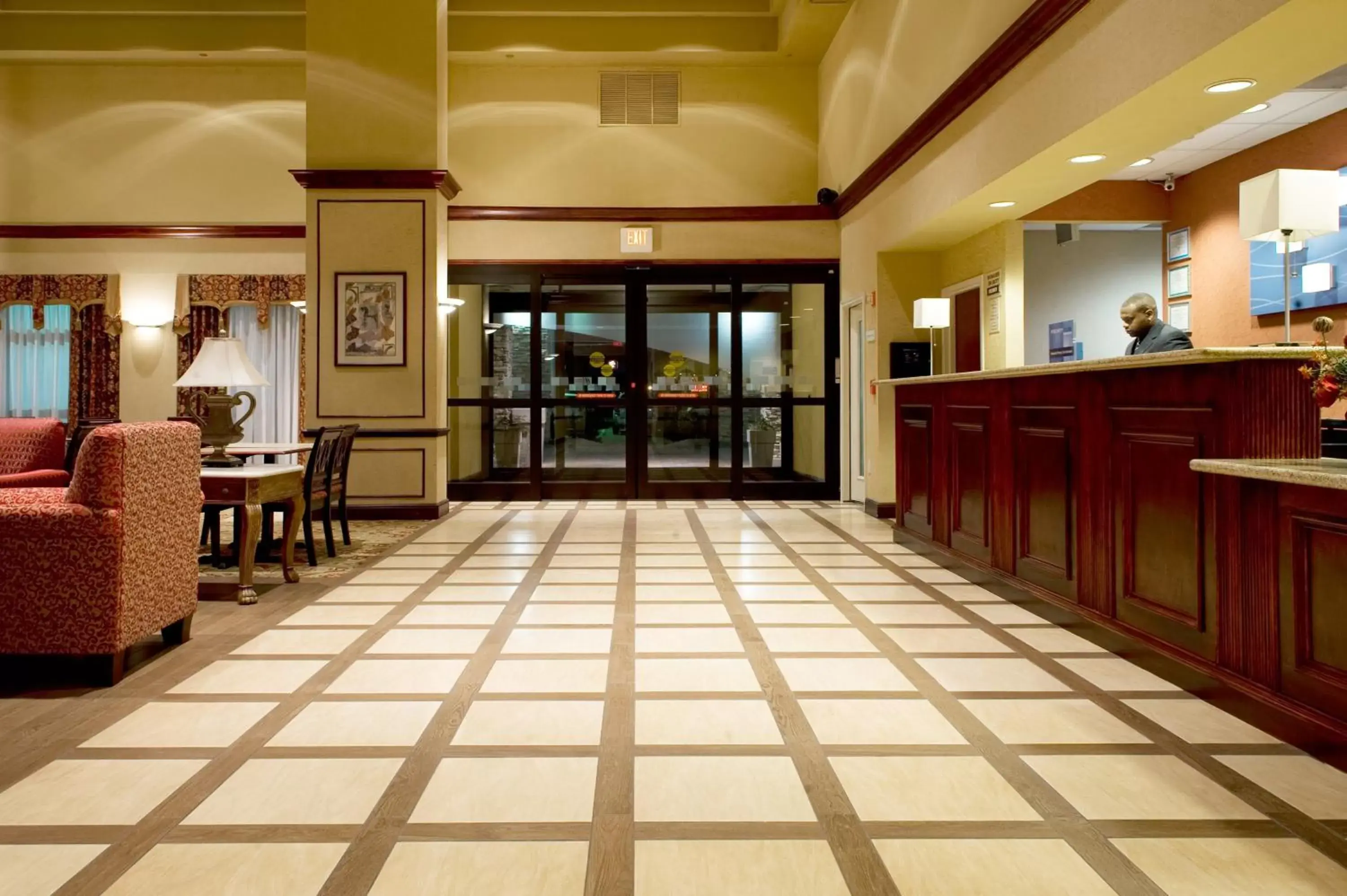 Property building, Lobby/Reception in Holiday Inn Express Hotel & Suites Dallas Fort Worth Airport South, an IHG Hotel