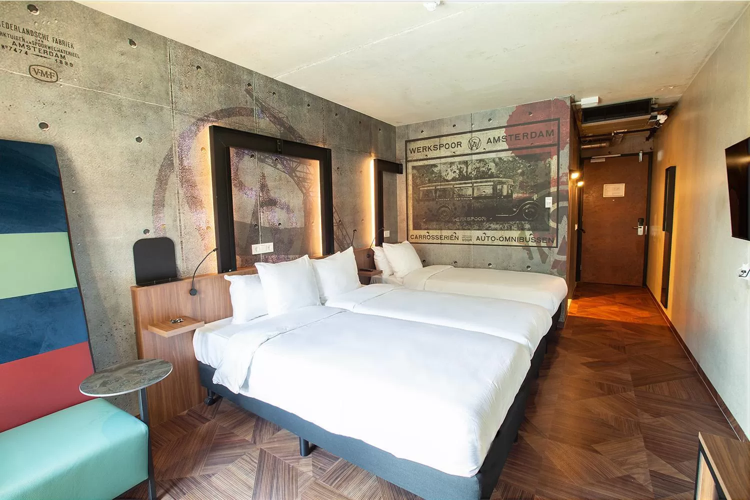 Bed in Inntel Hotels Amsterdam Landmark