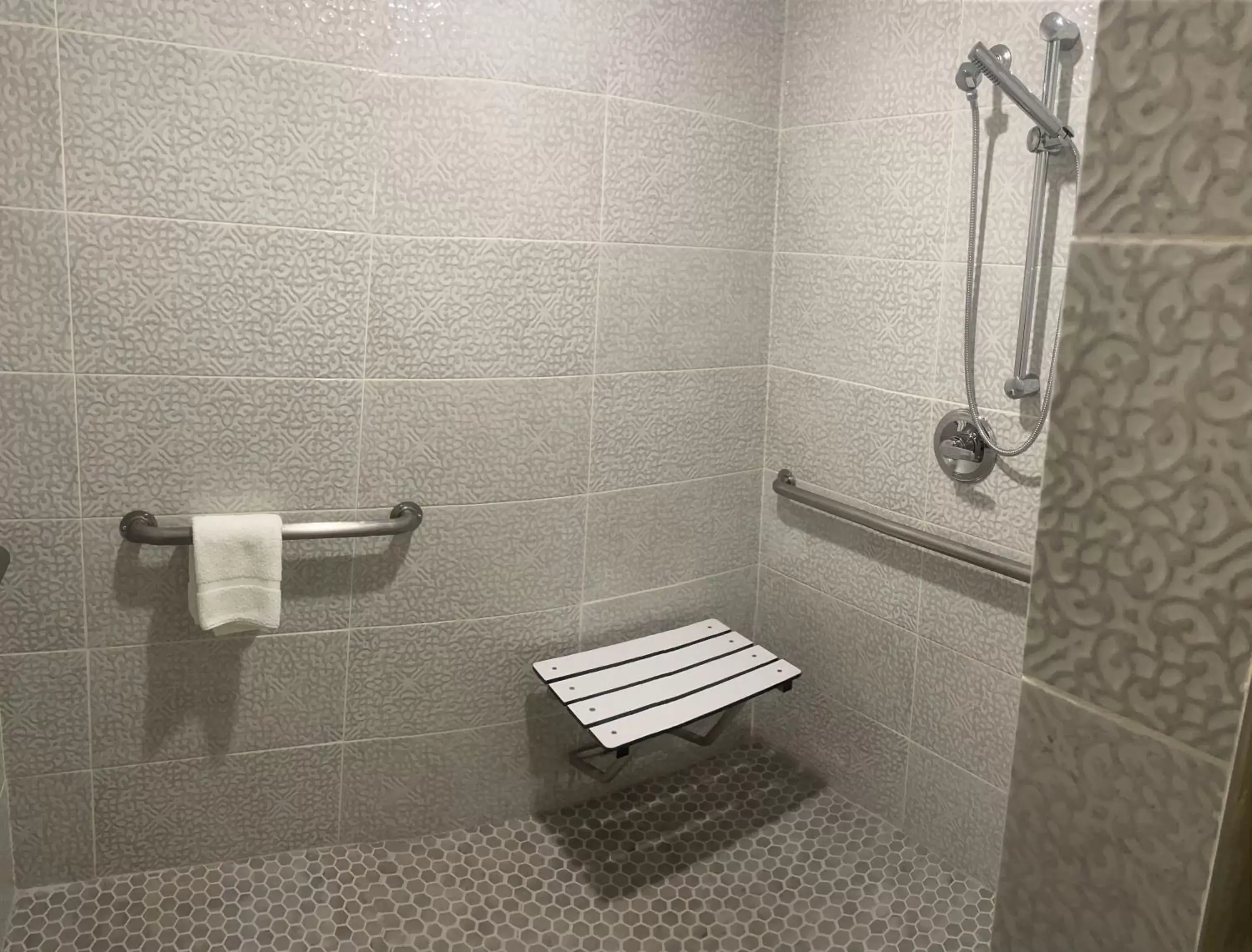 Shower, Bathroom in Econo Lodge Inn & Suites Near Lackland AFB