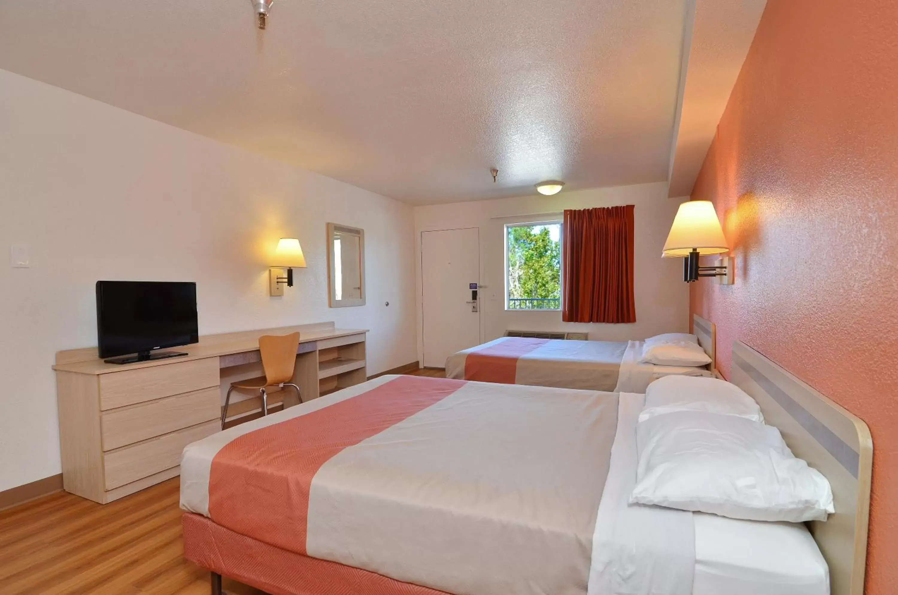 Bed in Motel 6-Twentynine Palms, CA