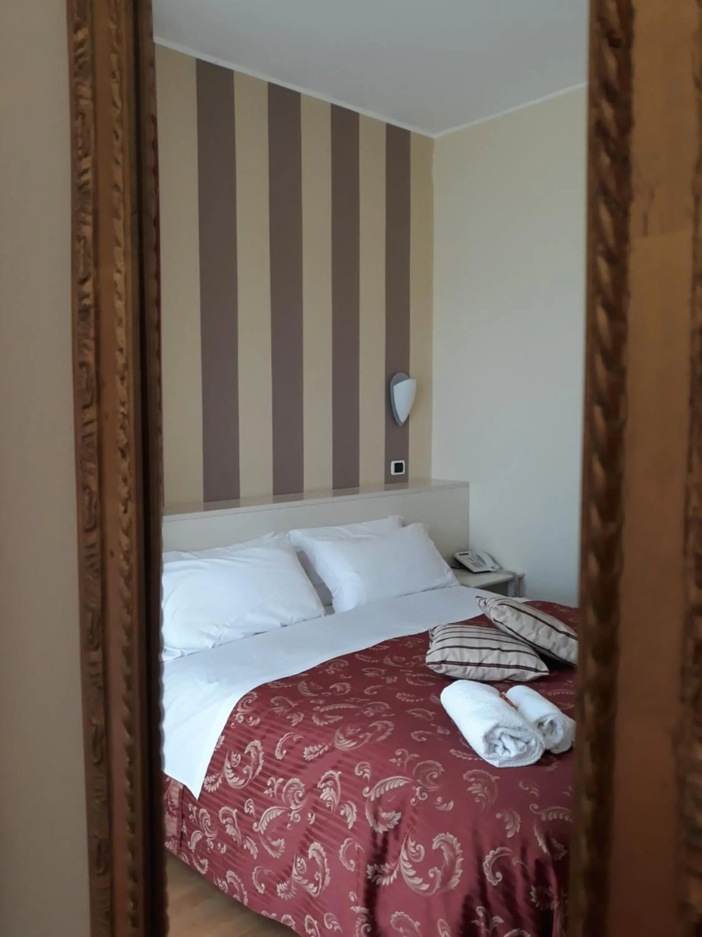 Bed in Hotel La Palazzina