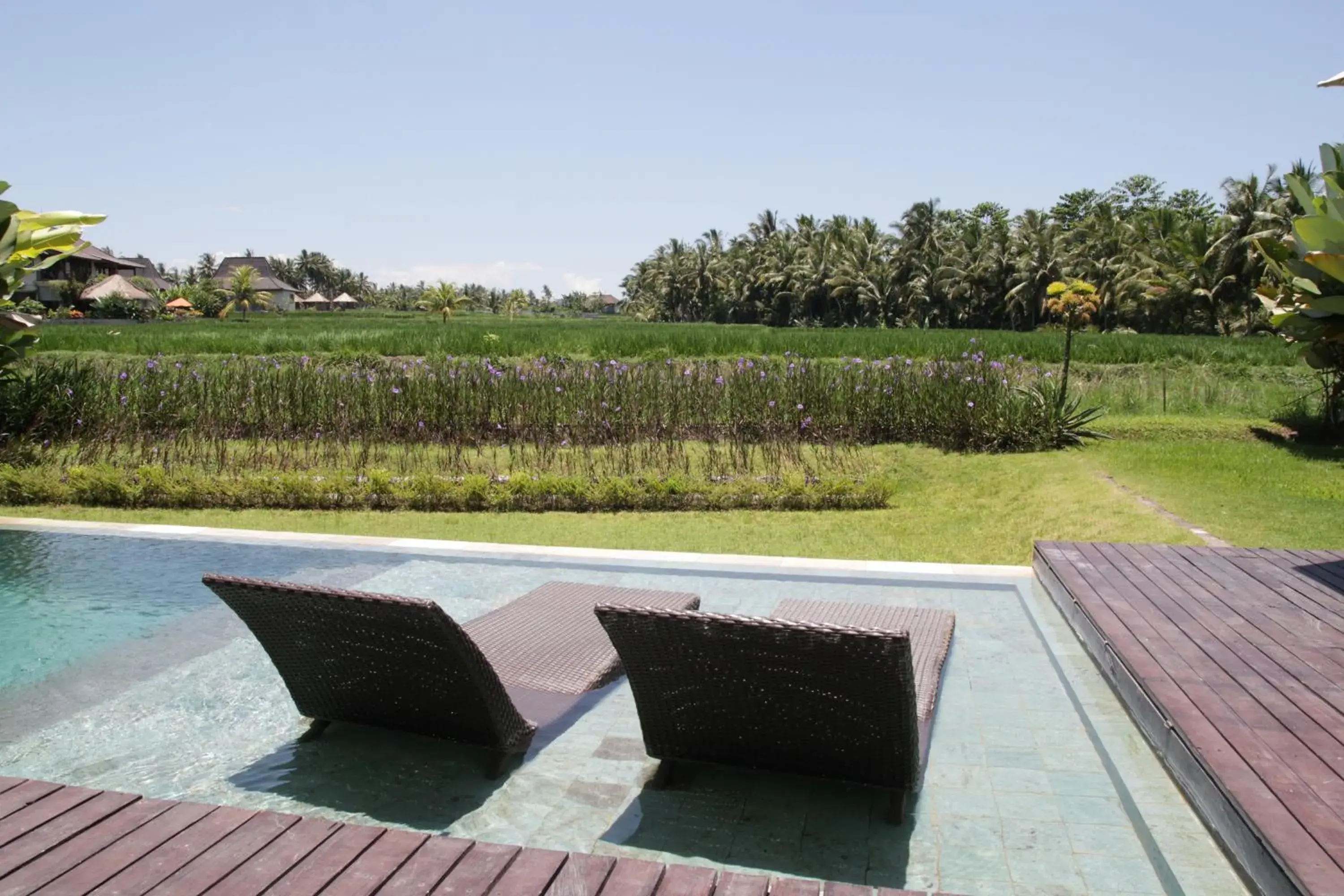 Pool view in The Samara Villas & Restaurant