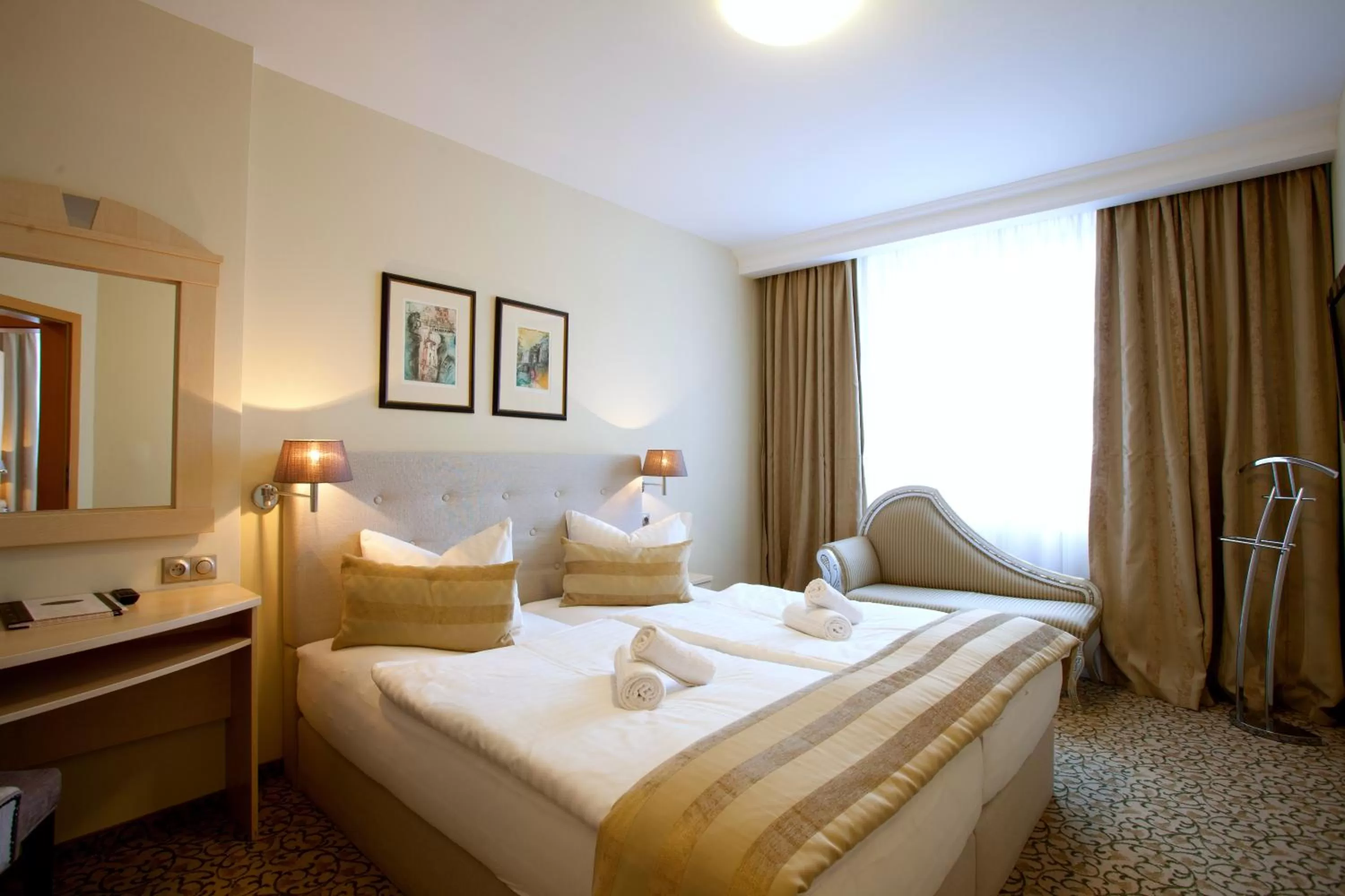 Bed in Hotel Ambiente Wellness & Spa