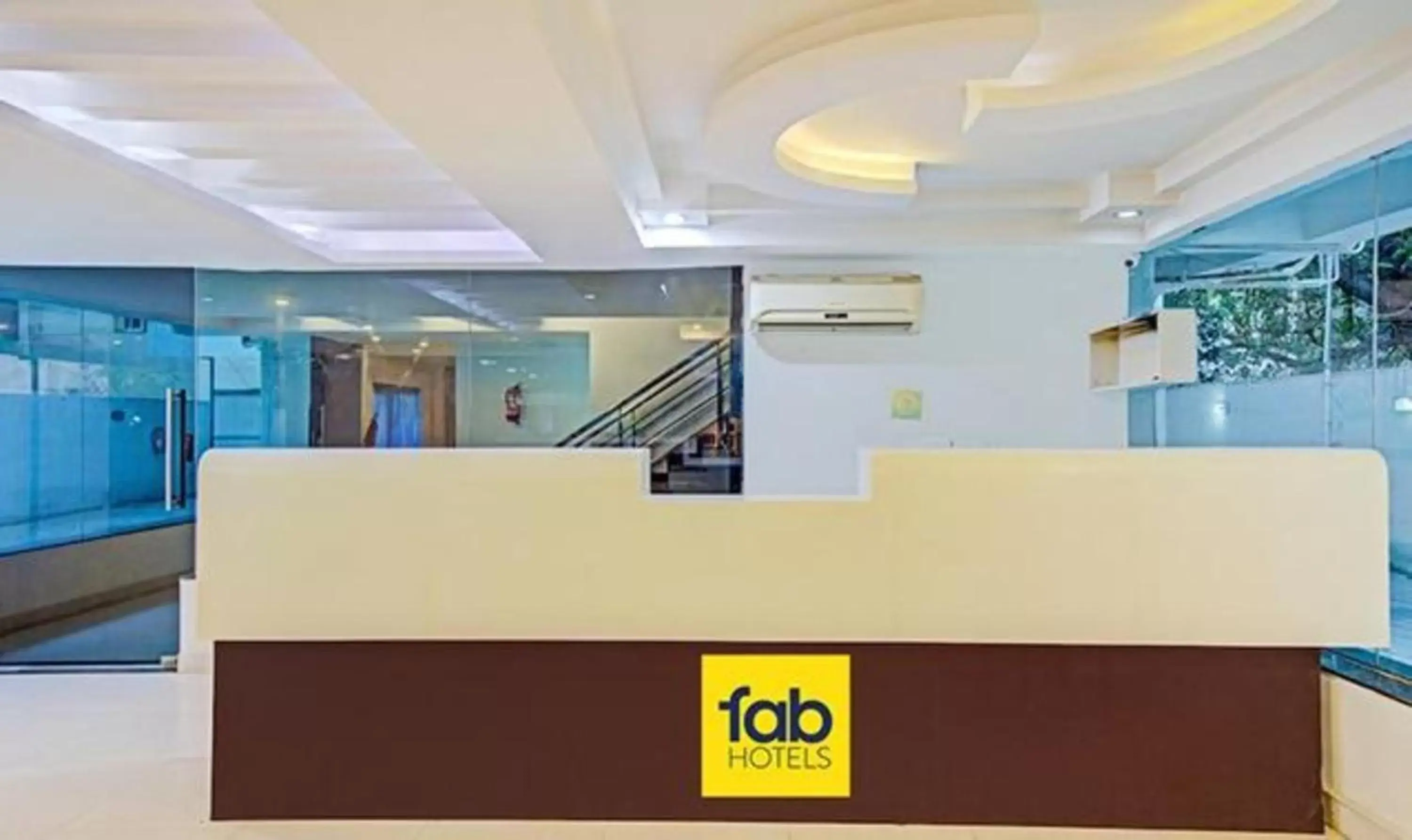 Lobby or reception in FabHotel Skyry