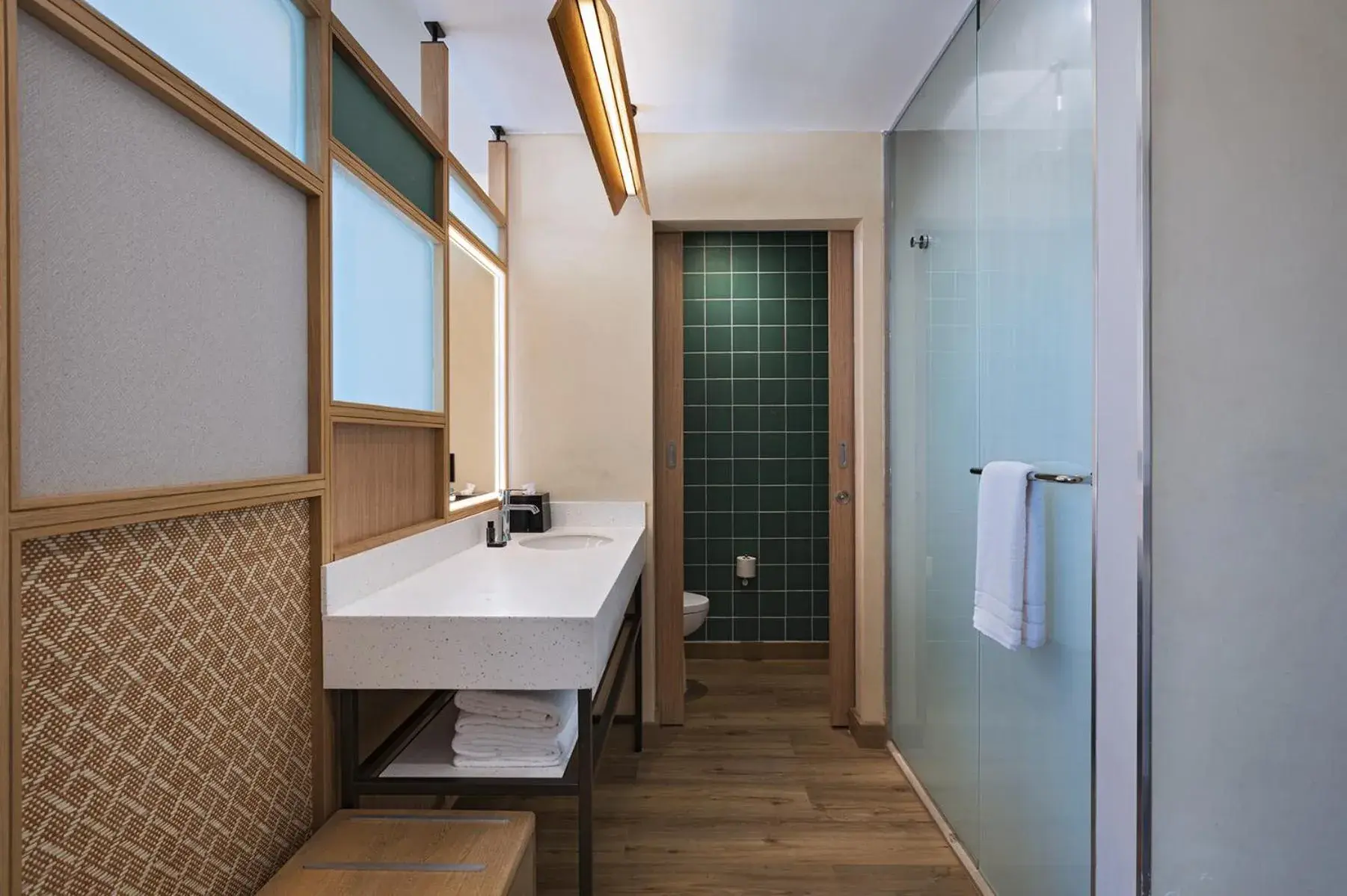 Shower, Bathroom in Aloft Playa del Carmen