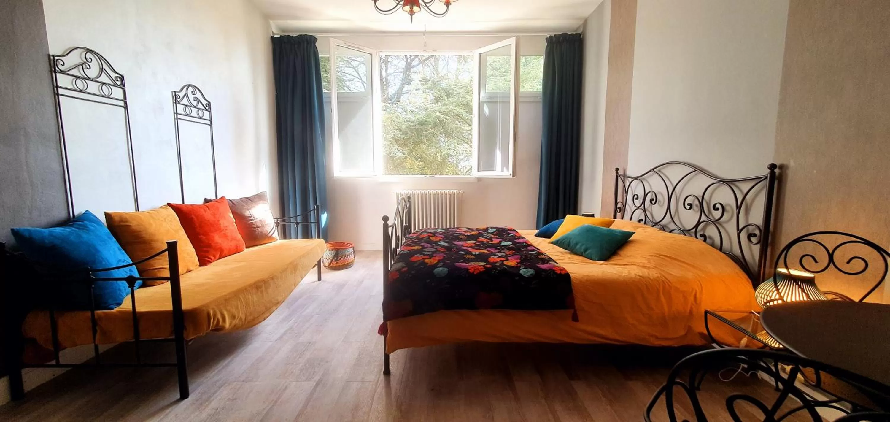 Double Room with Garden View in Cosy Er Lann Chambres d'Hôtes