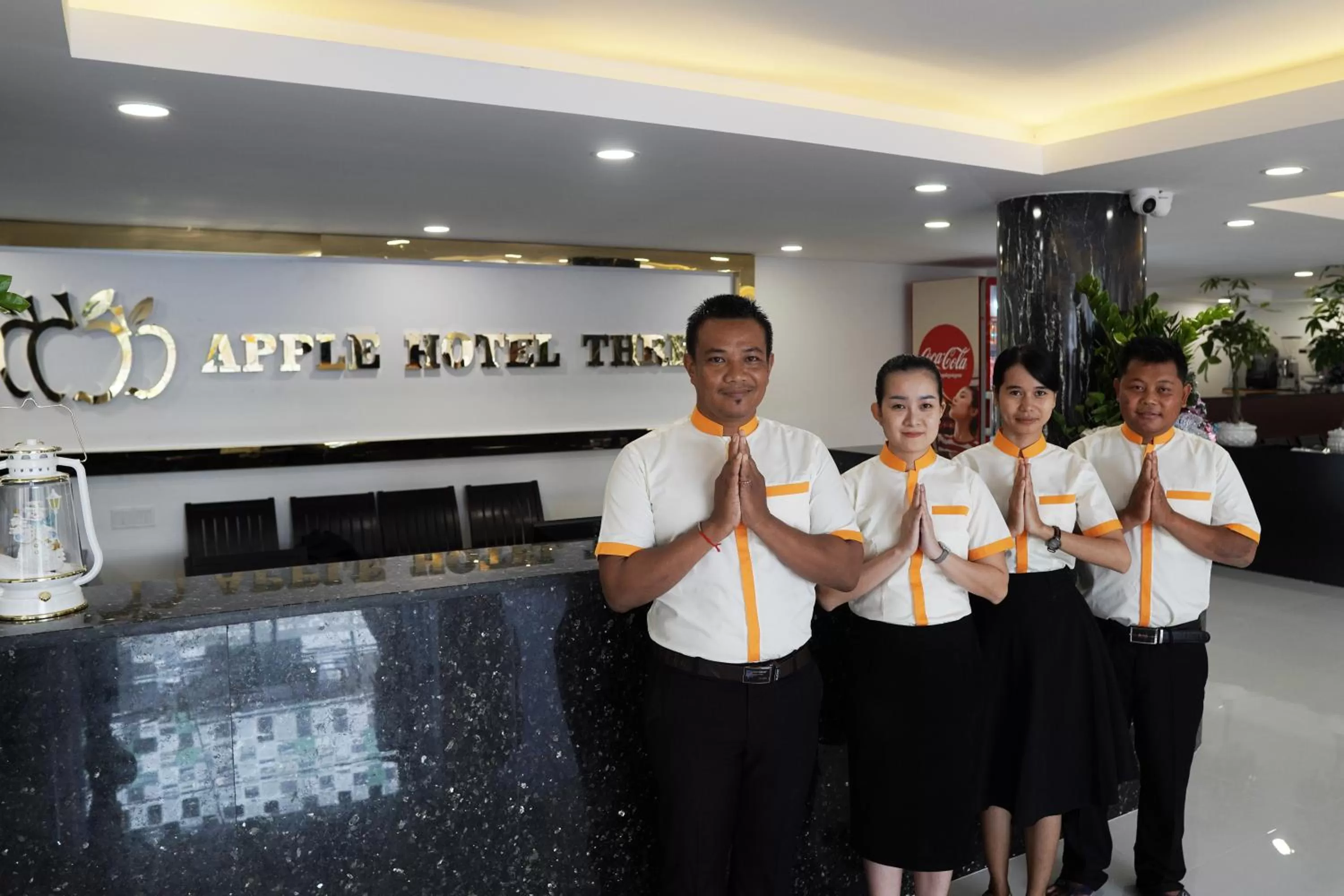 Staff in Apple Hotel Three - Phnom Penh