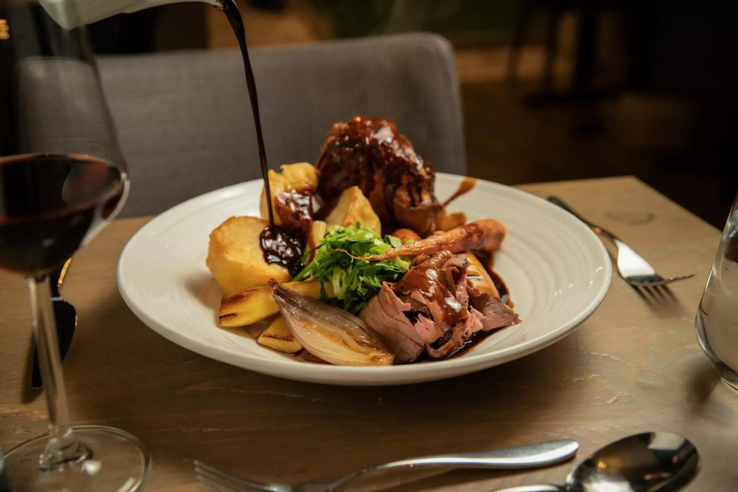 Food close-up in Park Head Hotel