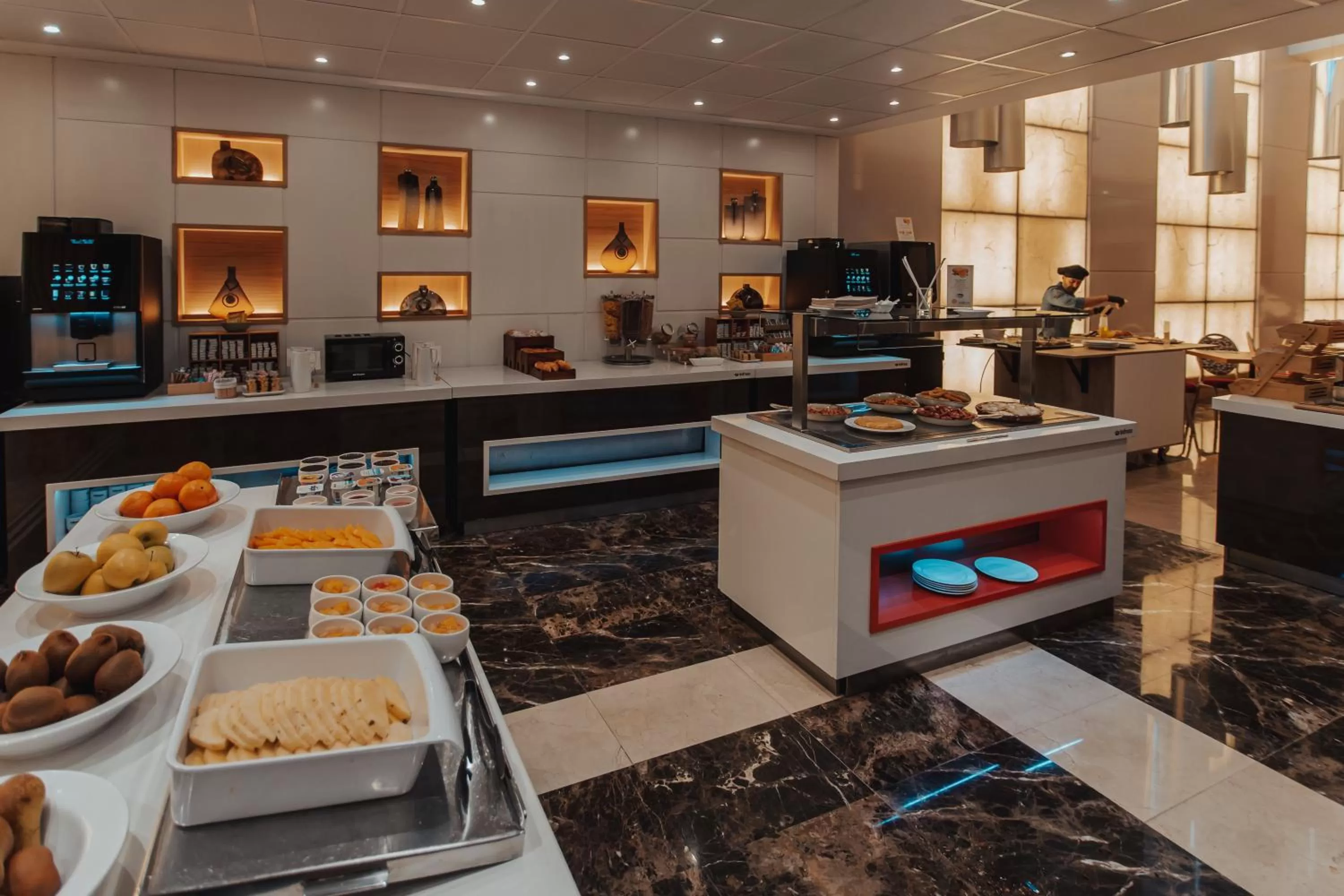 Buffet breakfast in Gran Hotel Don Manuel